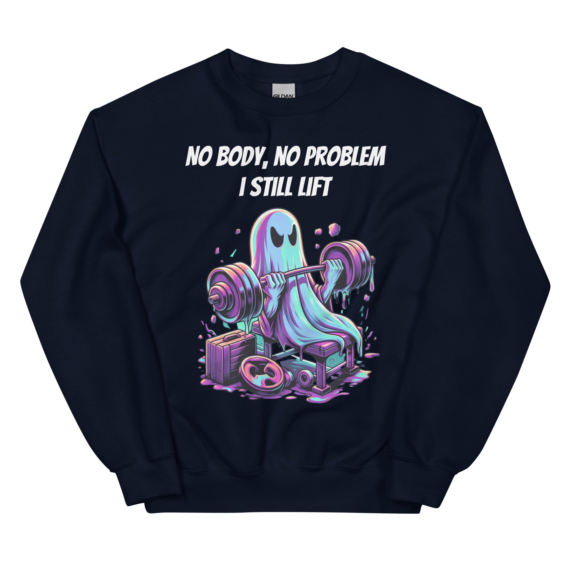 NO BODY, NO PROBLEM - SWEATSHIRT - Motivational Running Club