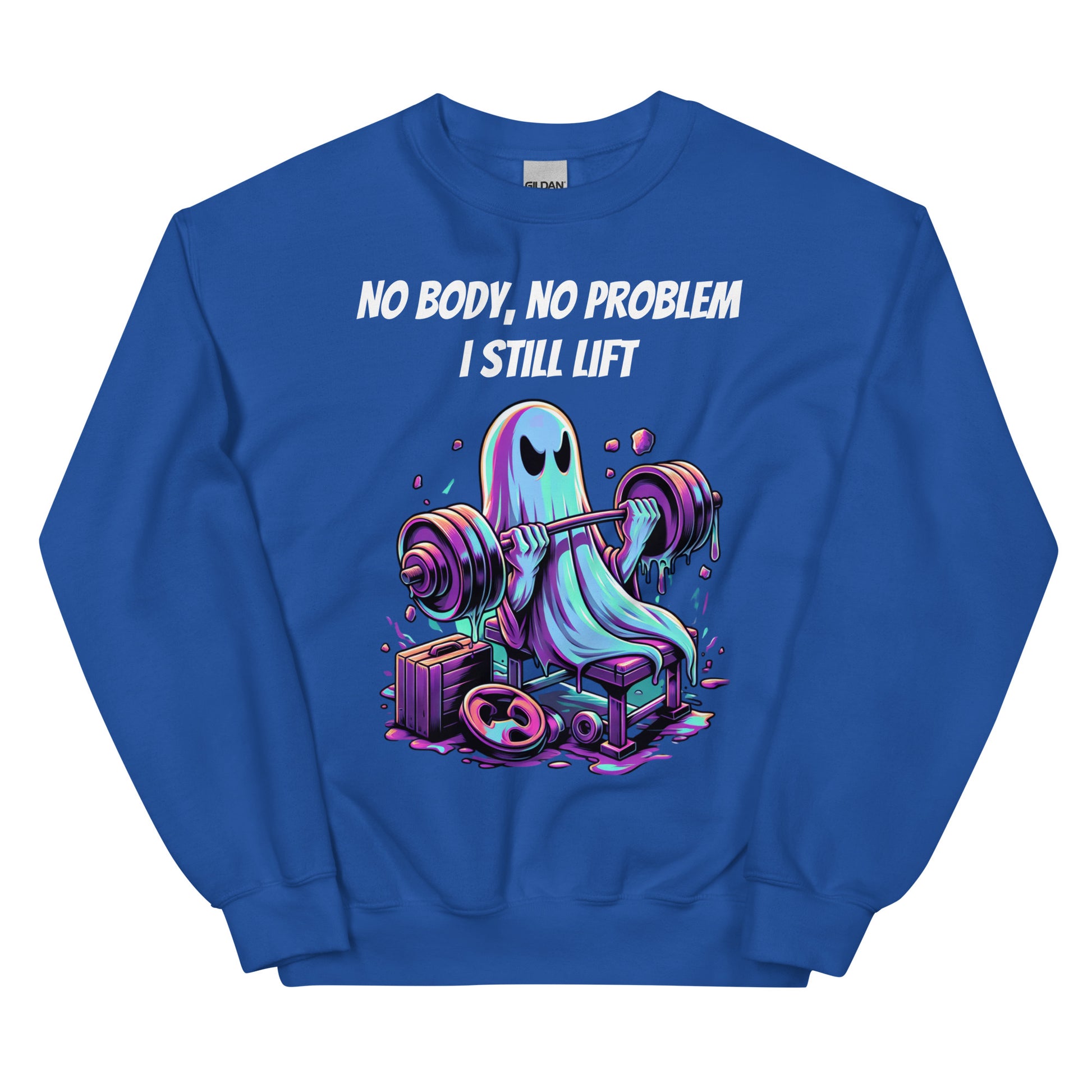 NO BODY, NO PROBLEM - SWEATSHIRT - Motivational Running Club