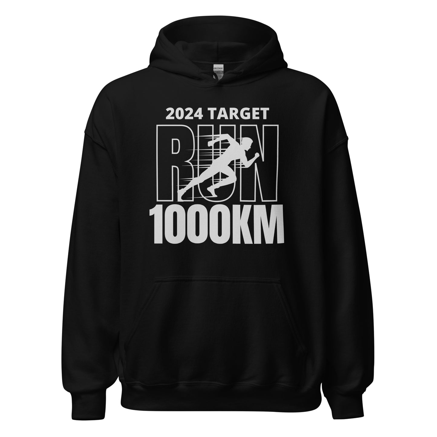 2024 TARGET RUN 1000KM - HOODIE - Motivational Running Club