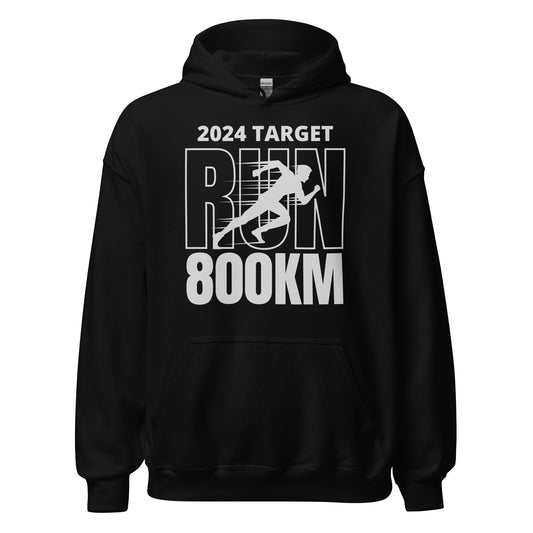 2024 TARGET RUN 800KM HOODIE - Motivational Running Club