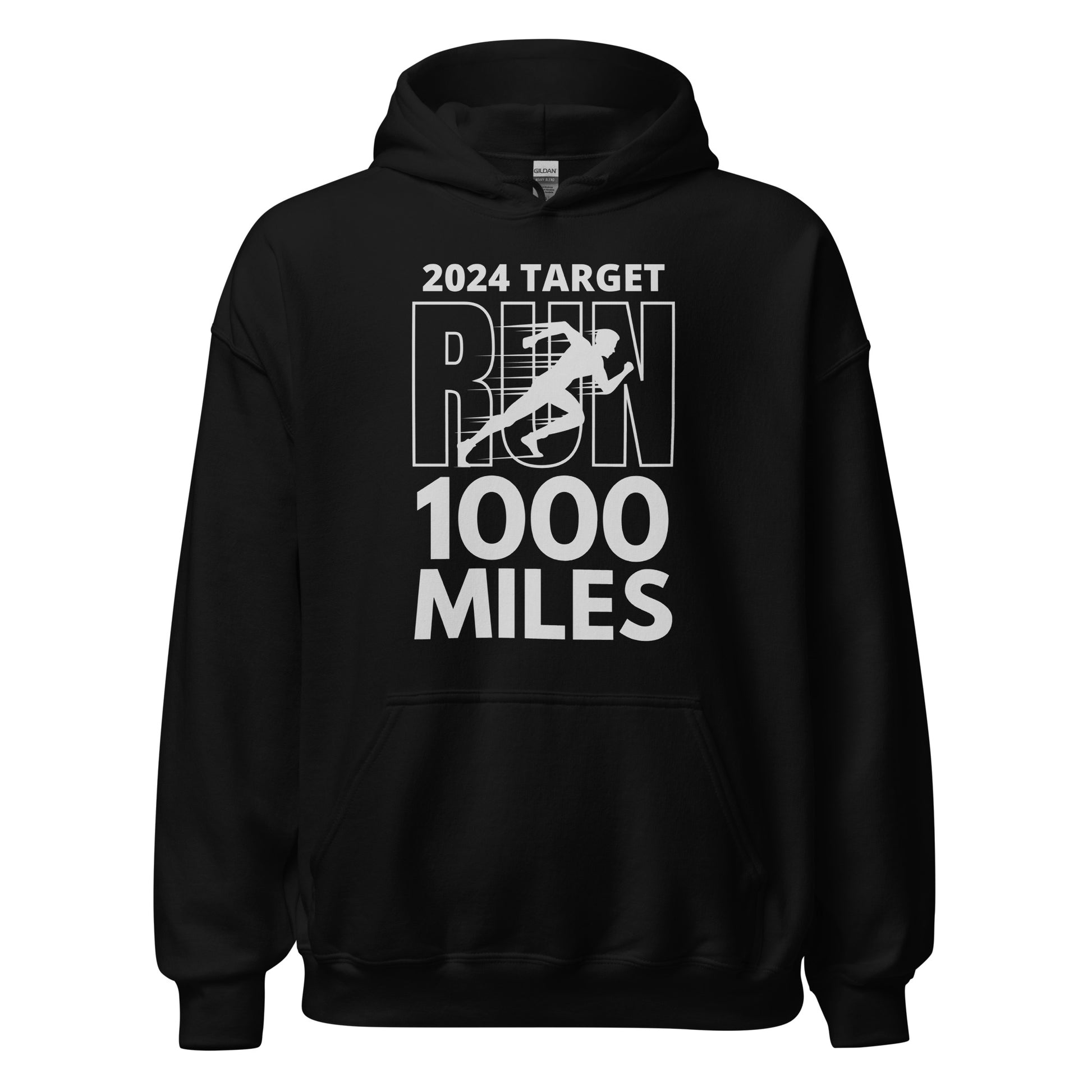 2024 TARGET RUN 1000 MILES HOODIE - Motivational Running Club