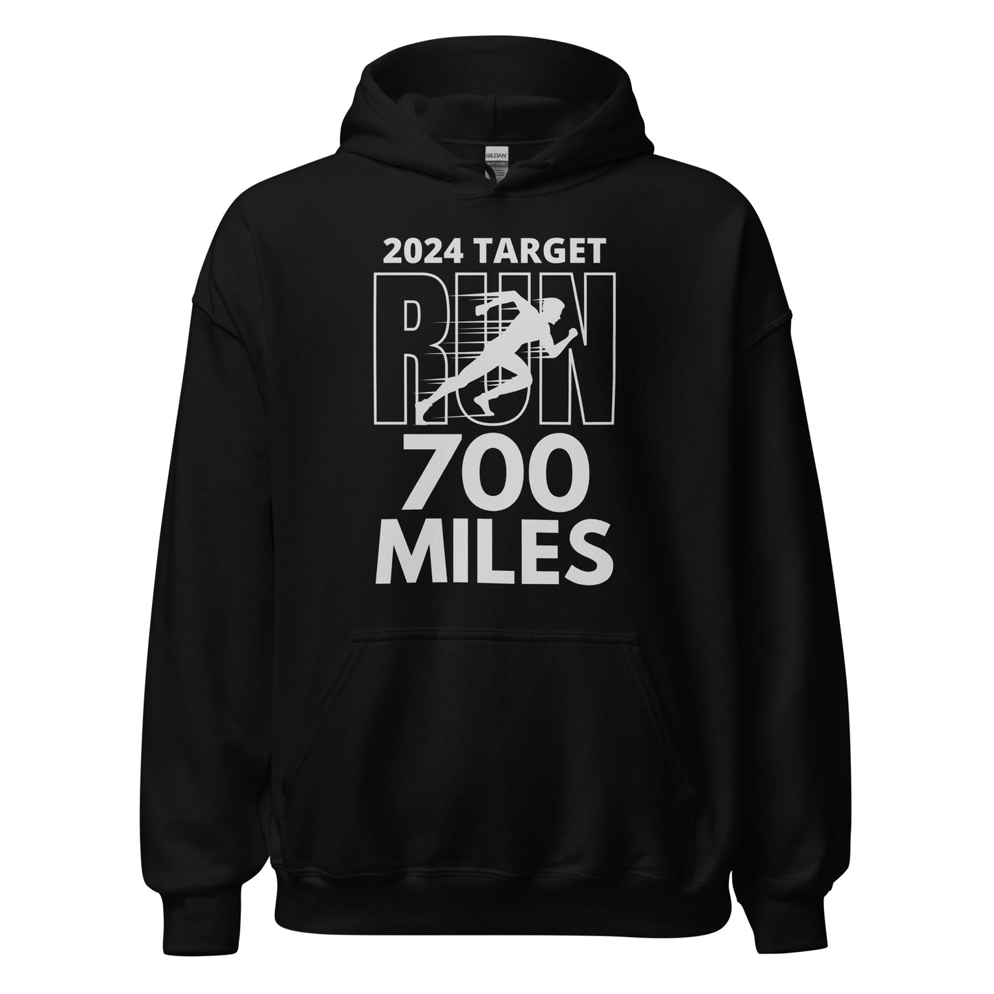 2024 TARGET RUN 700 MILES HOODIE - Motivational Running Club