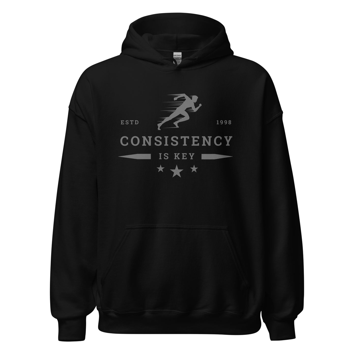 CONSISTENCY IS KEY ATHLETE - HOODIE - Motivational Running Club