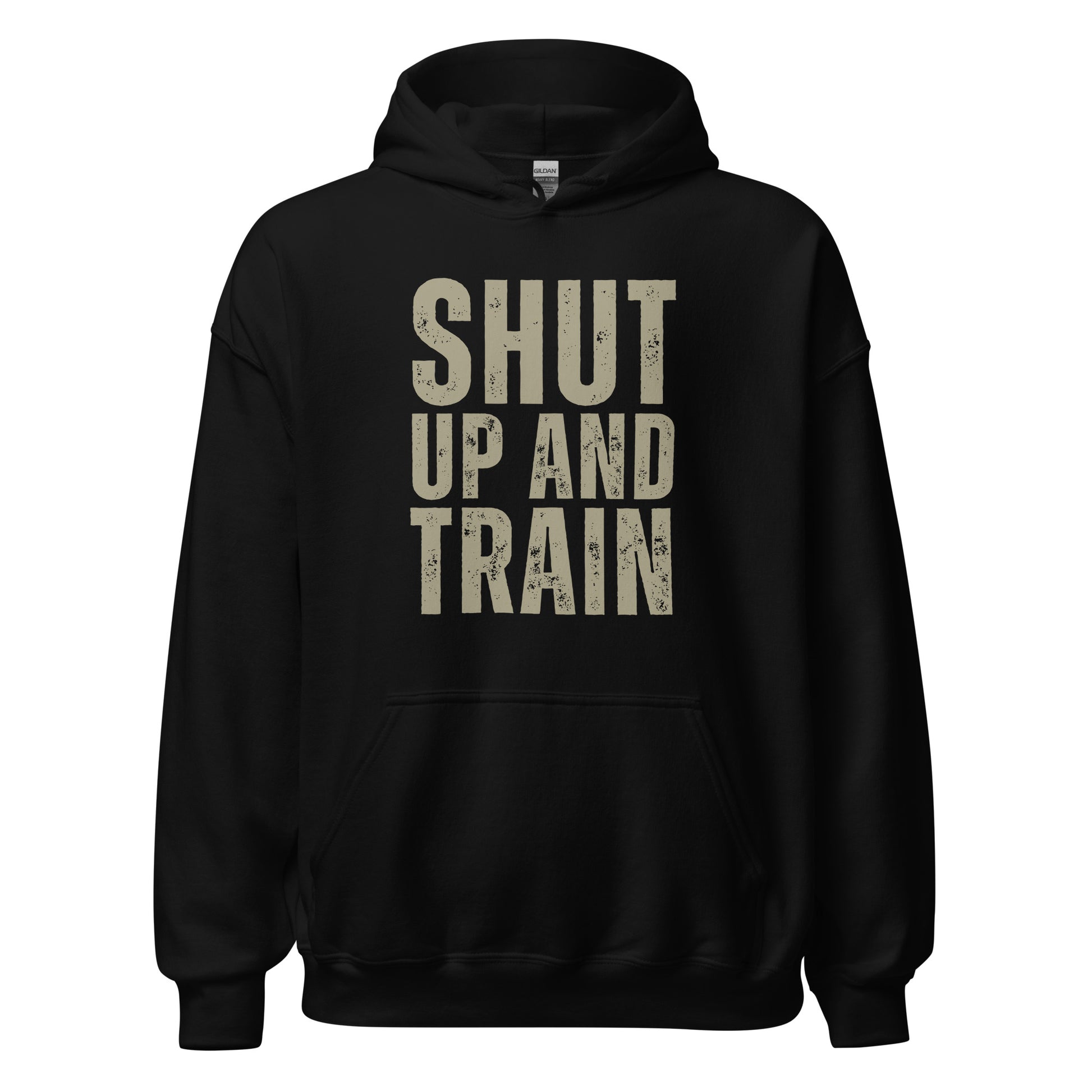 SHUT UP AND TRAIN - HOODIE - Motivational Running Club