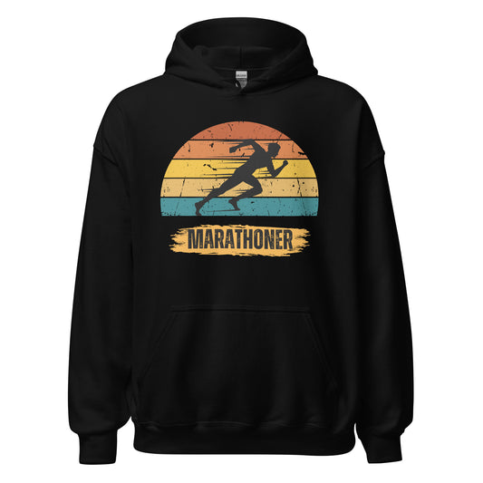 MARATHONER - HOODIE - Motivational Running Club