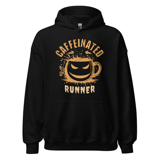 CAFFEINATED RUNNER HALLOWEEN HOODIE - Motivational Running Club