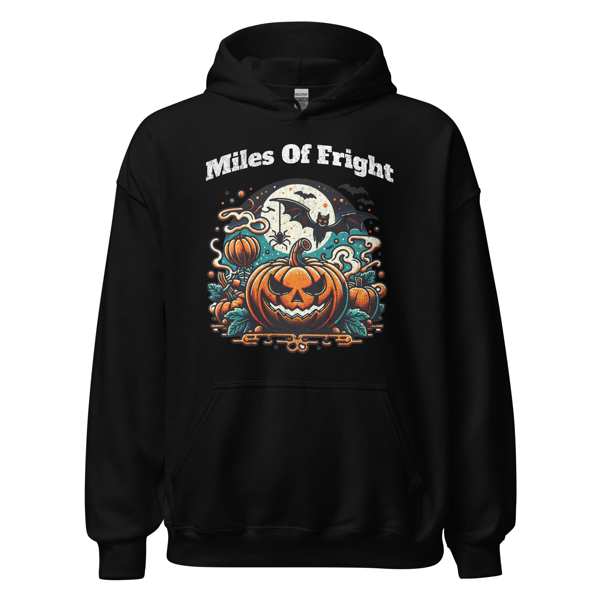 MILES OF FRIGHT HOODIE - Motivational Running Club