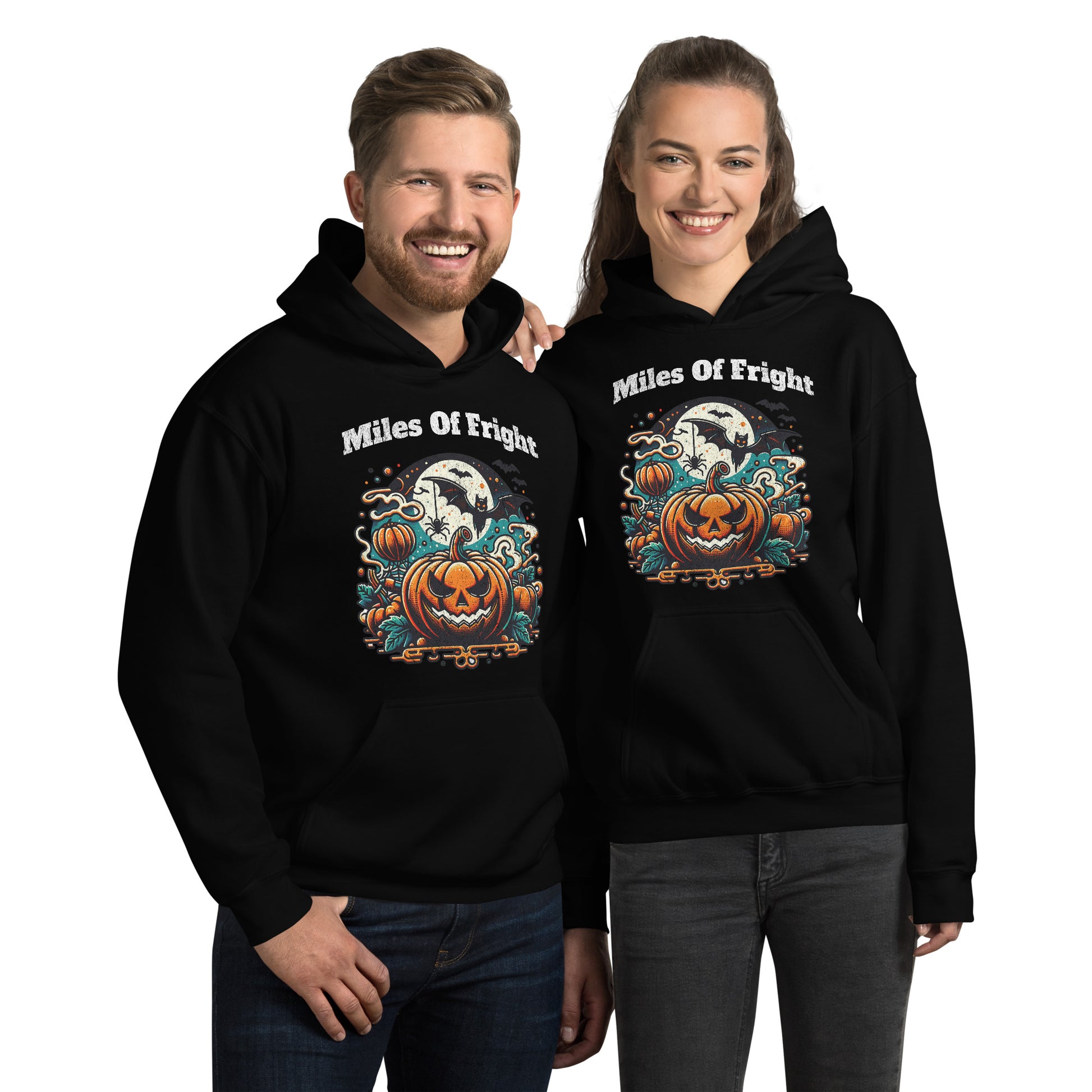 MILES OF FRIGHT HOODIE - Motivational Running Club