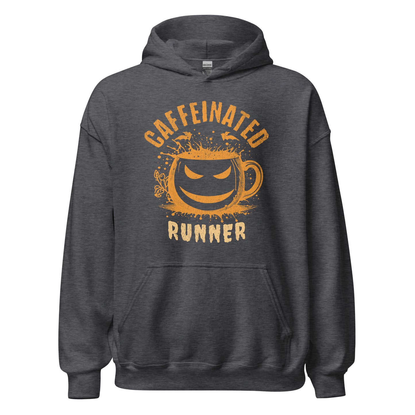 CAFFEINATED RUNNER HALLOWEEN HOODIE - Motivational Running Club