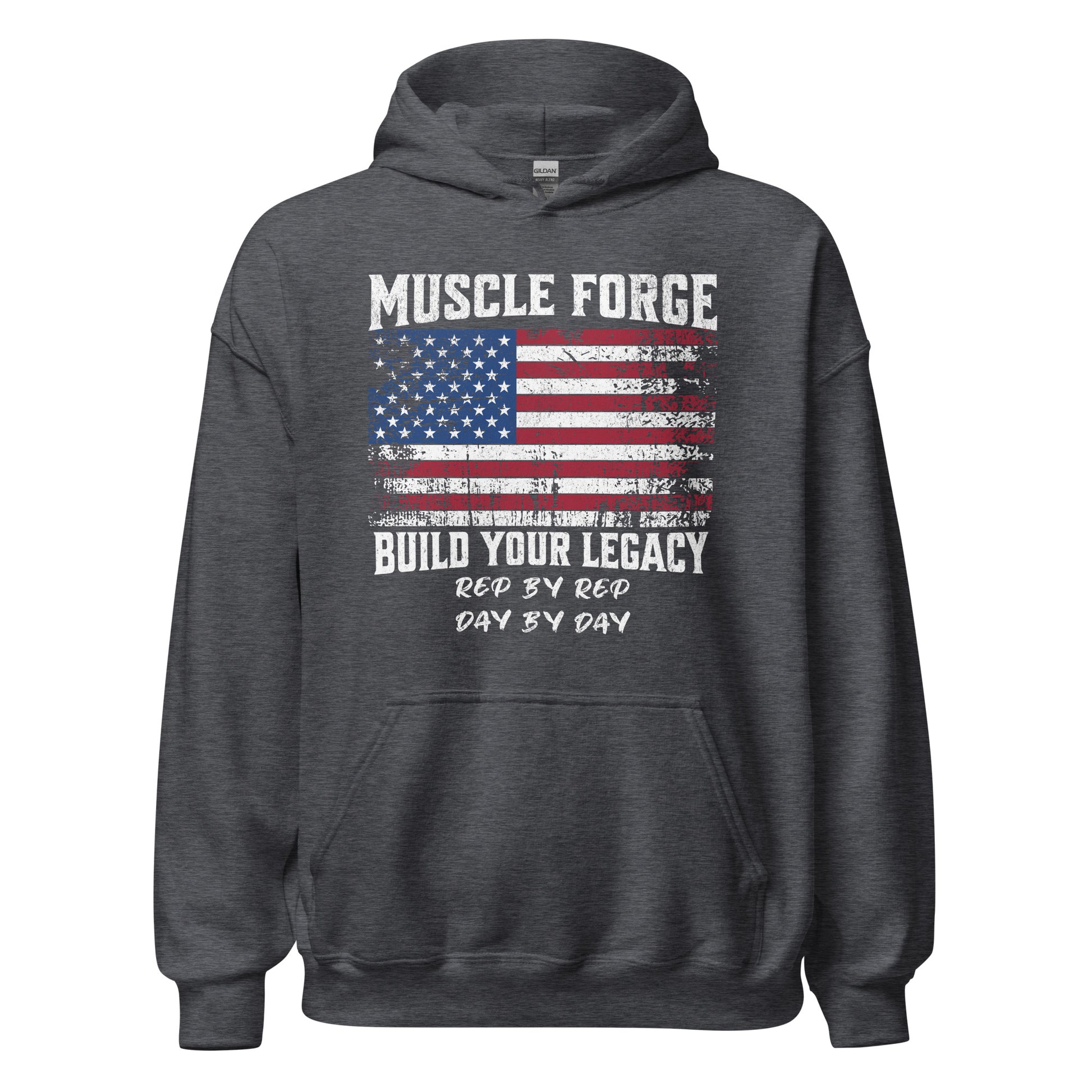 MUSCLE FORGE HOODIE - Motivational Running Club