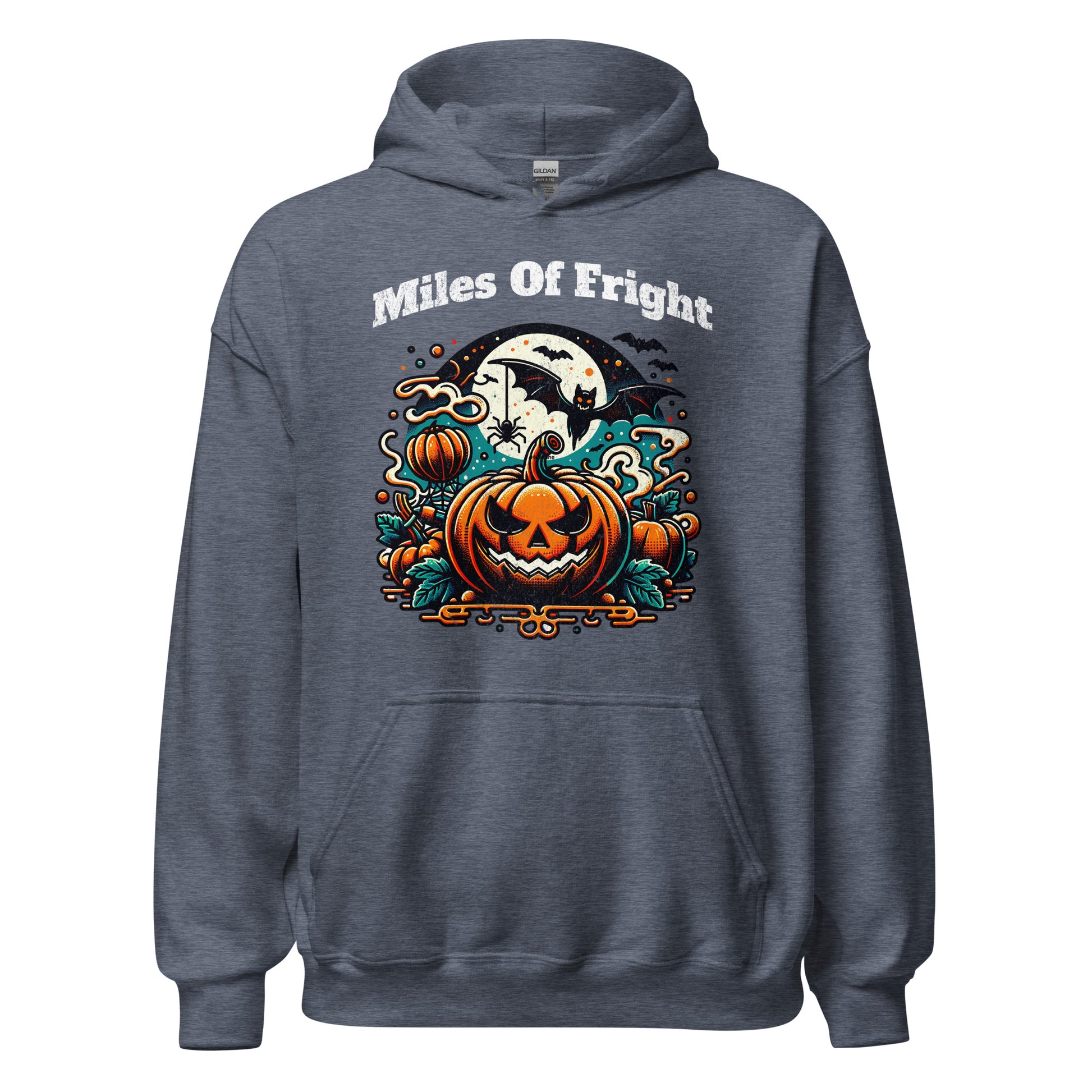 MILES OF FRIGHT HOODIE - Motivational Running Club