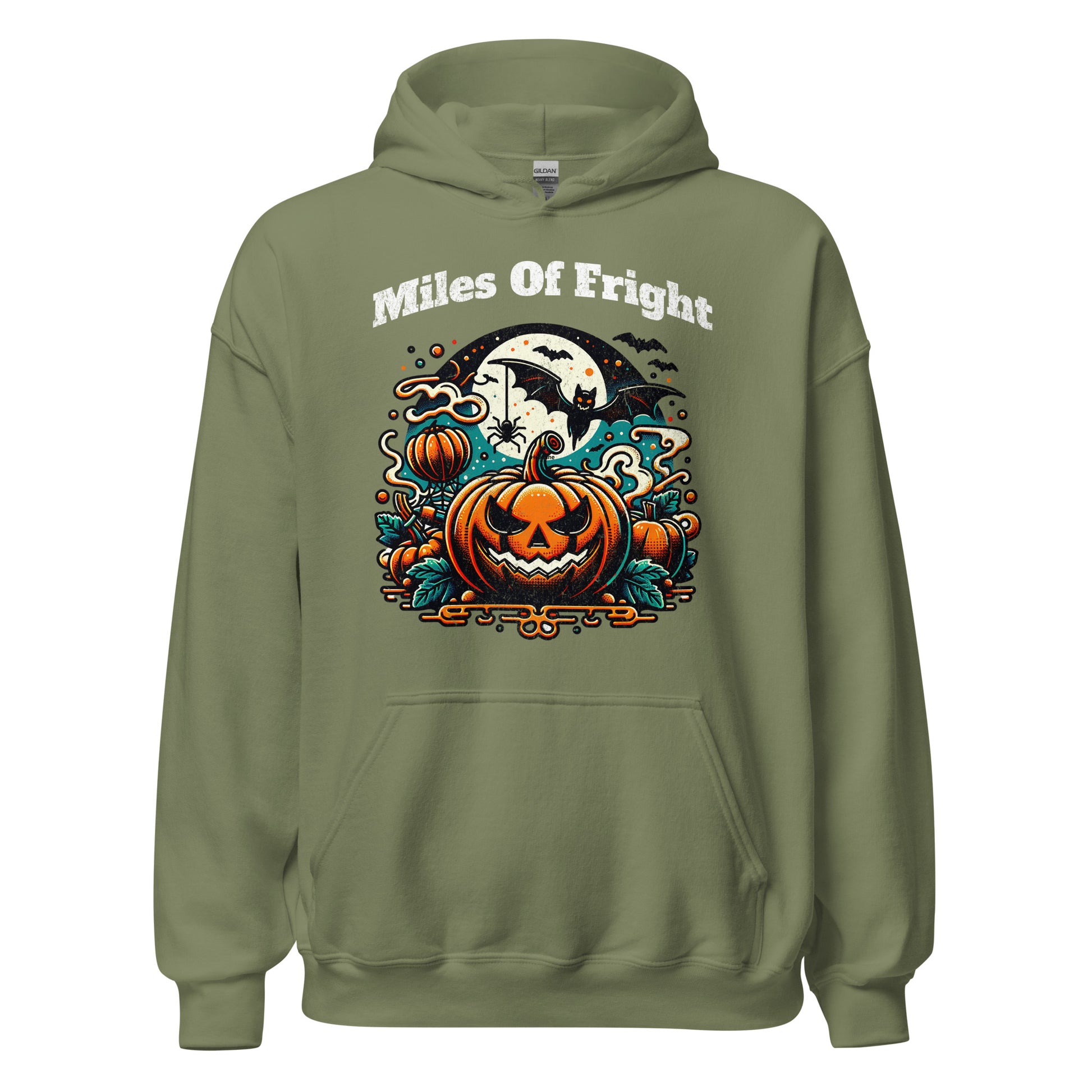 MILES OF FRIGHT HOODIE - Motivational Running Club