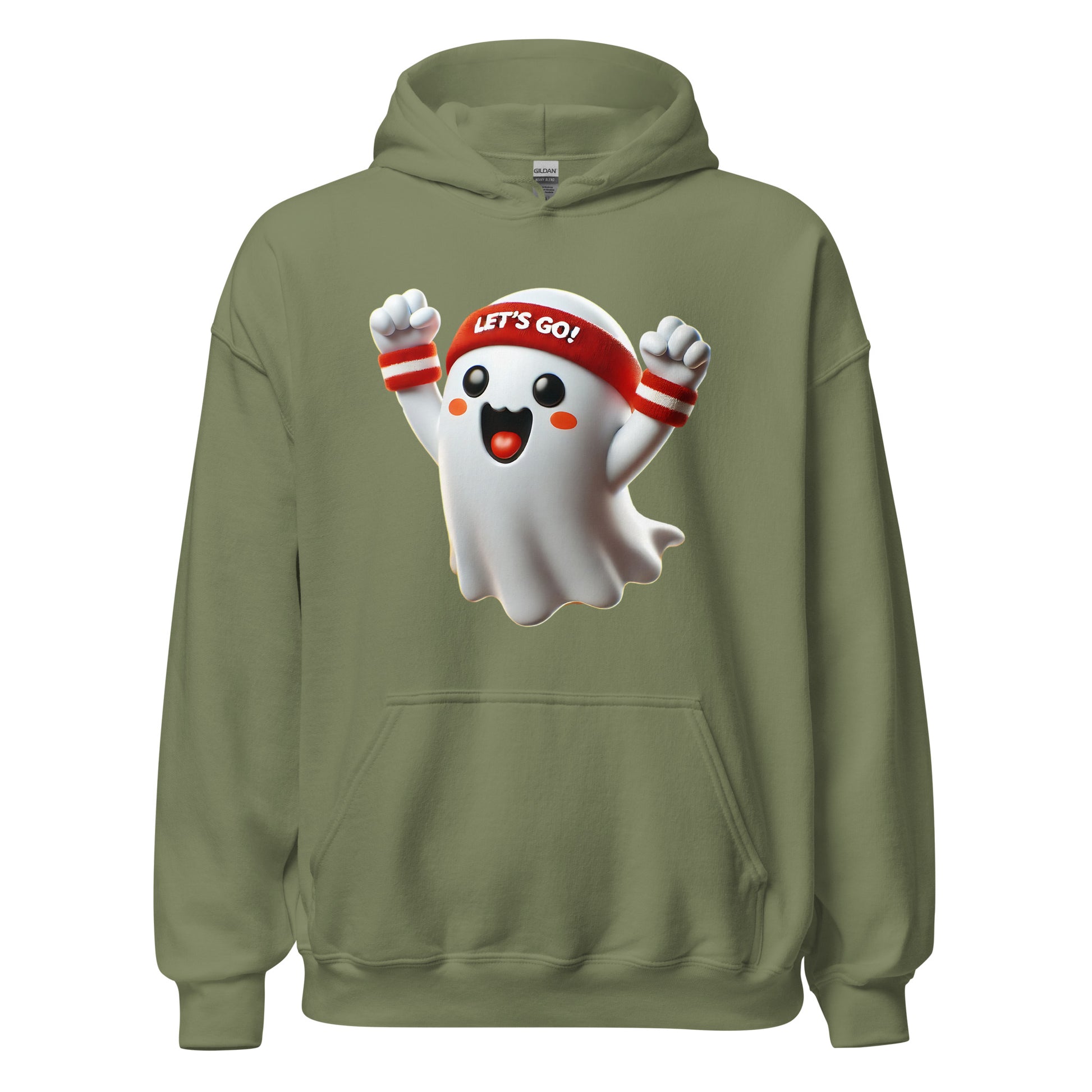 LET'S GO GHOST HOODIE - Motivational Running Club