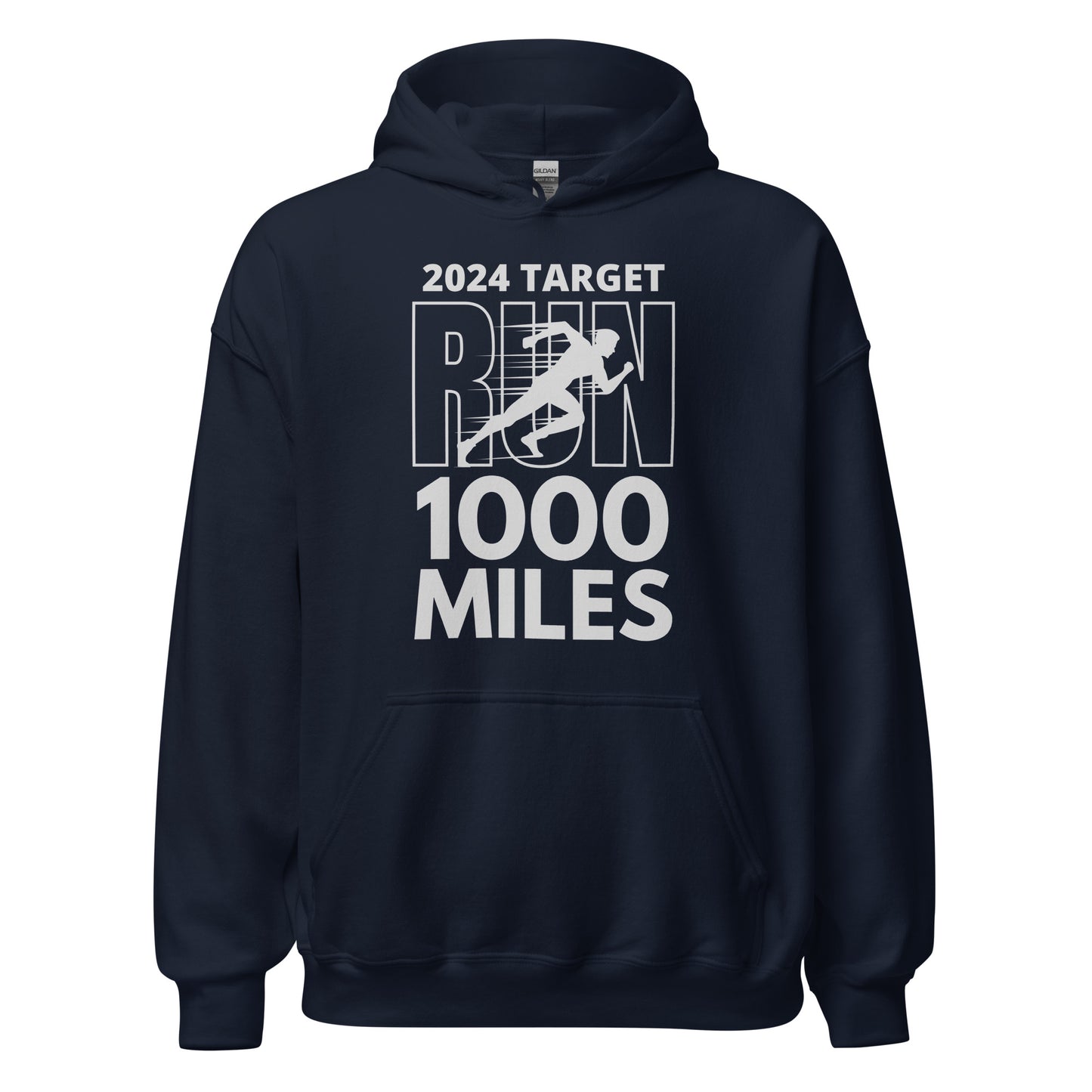 2024 TARGET RUN 1000 MILES HOODIE - Motivational Running Club