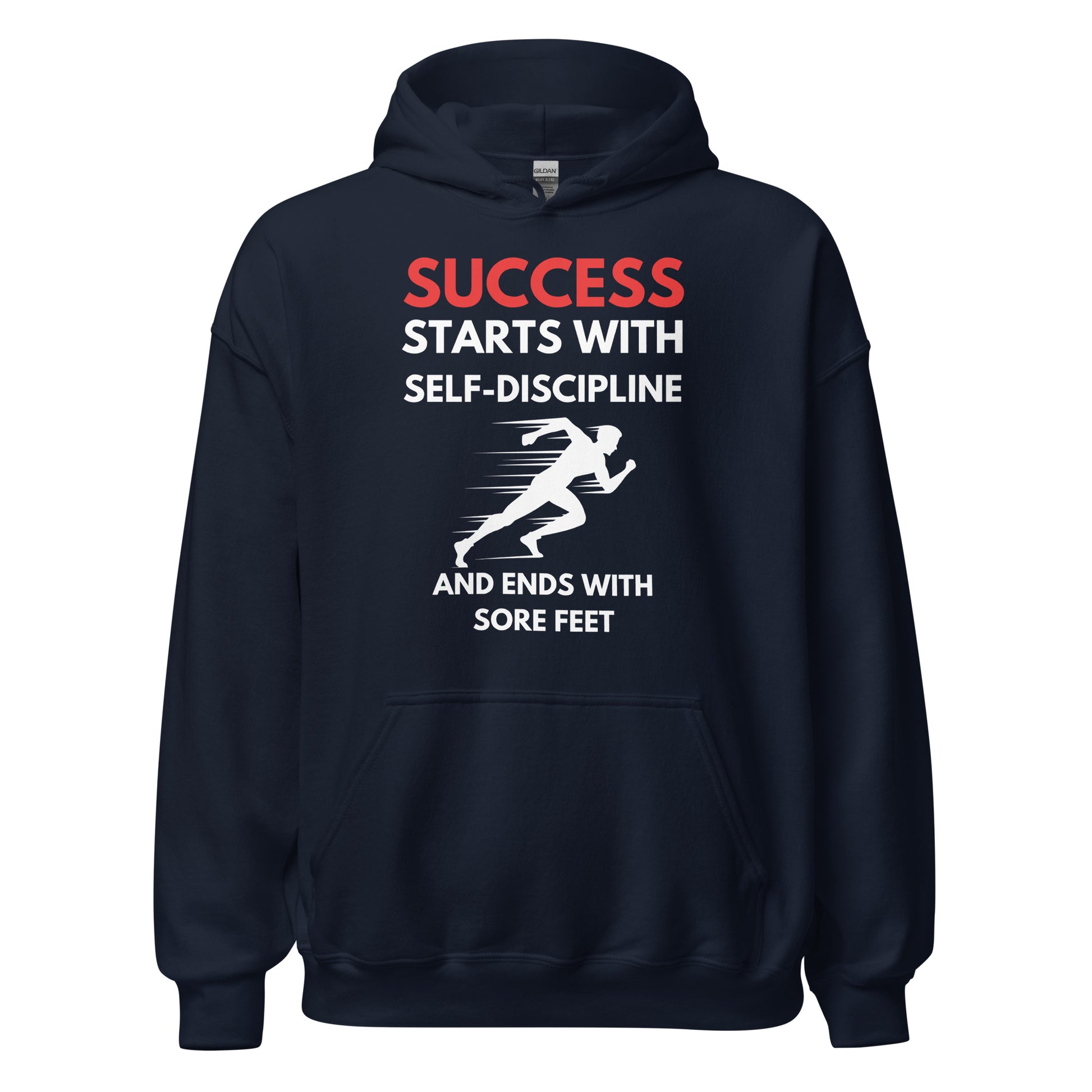 SUCCESS & SELF-DISCIPLINE RUNNING - HOODIE - Motivational Running Club