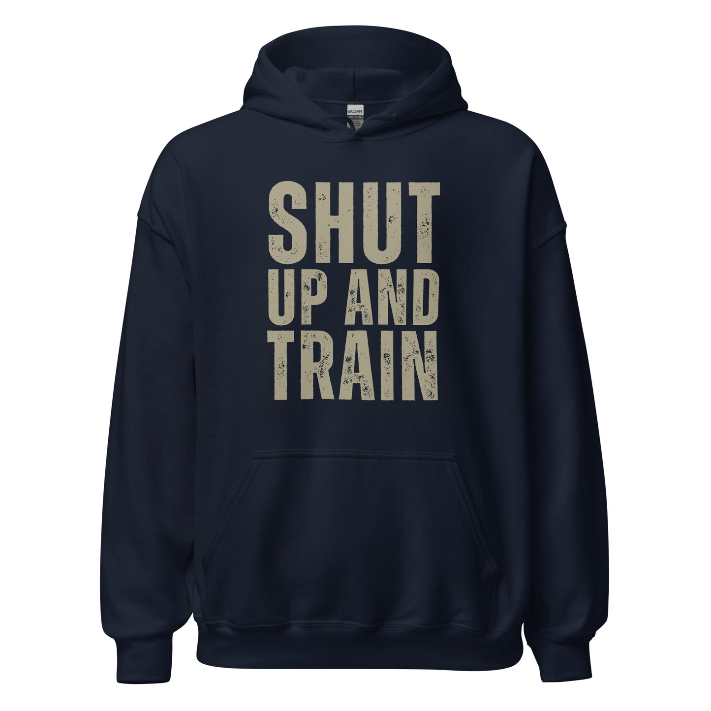 SHUT UP AND TRAIN - HOODIE - Motivational Running Club