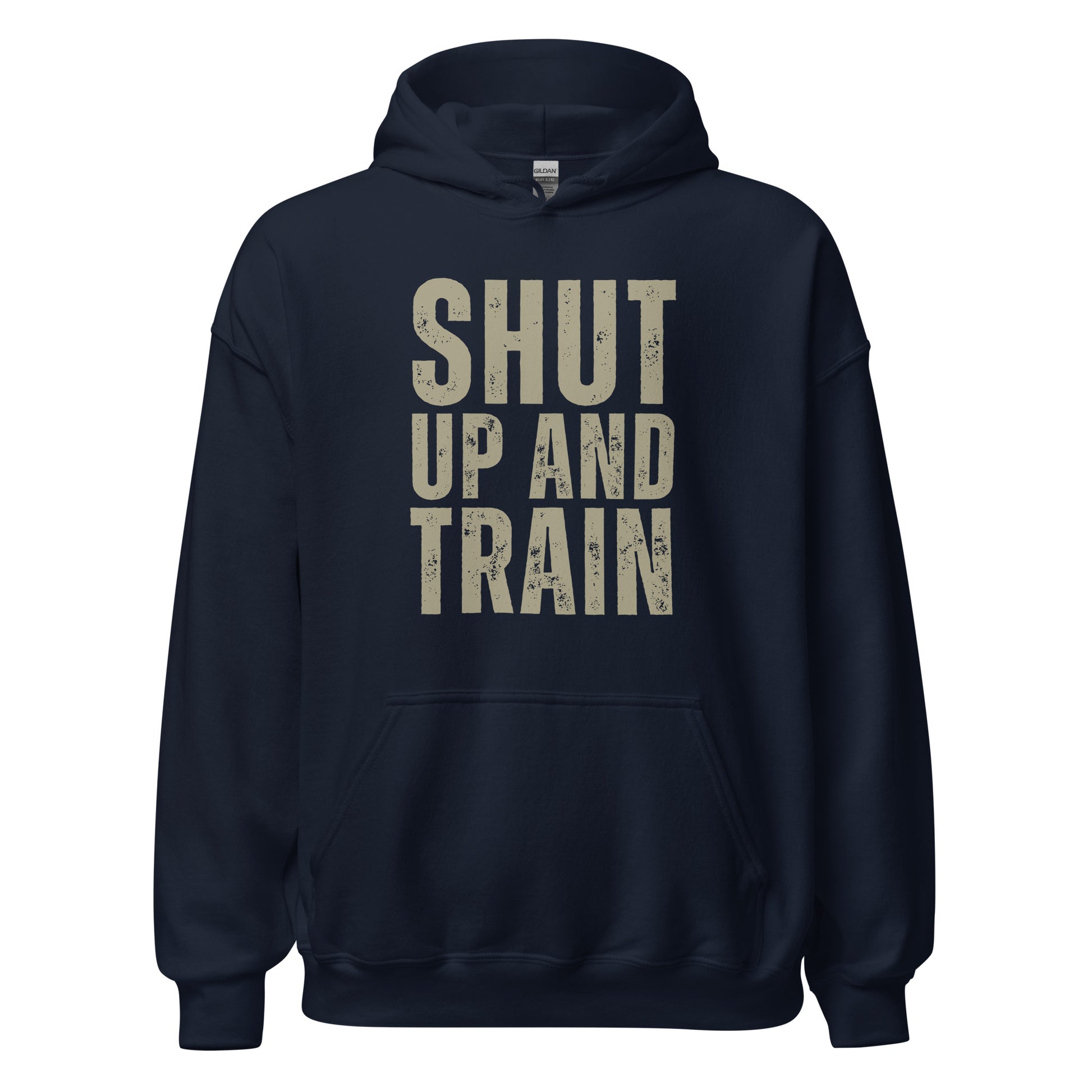 SHUT UP AND TRAIN - HOODIE - Motivational Running Club