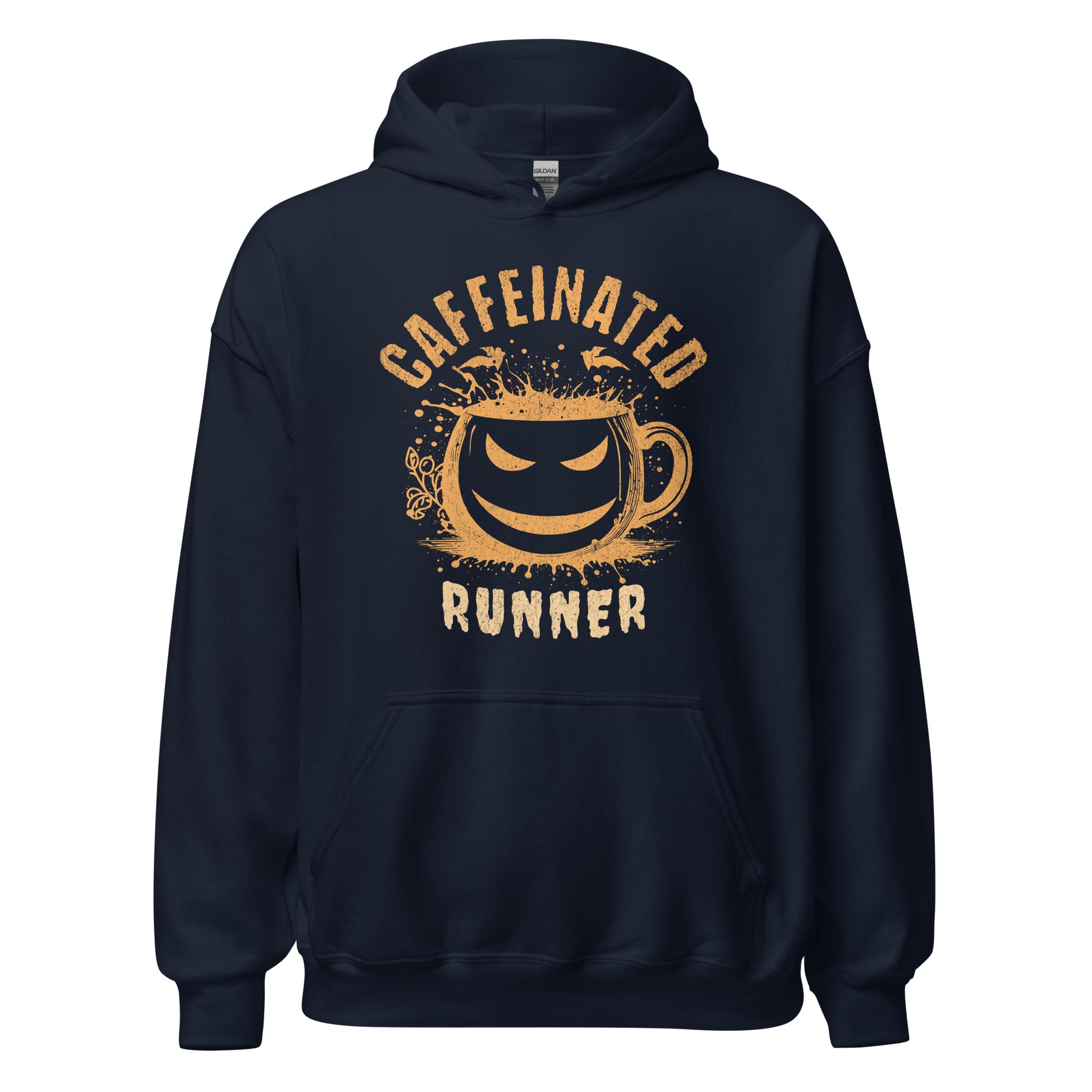 CAFFEINATED RUNNER HALLOWEEN HOODIE - Motivational Running Club