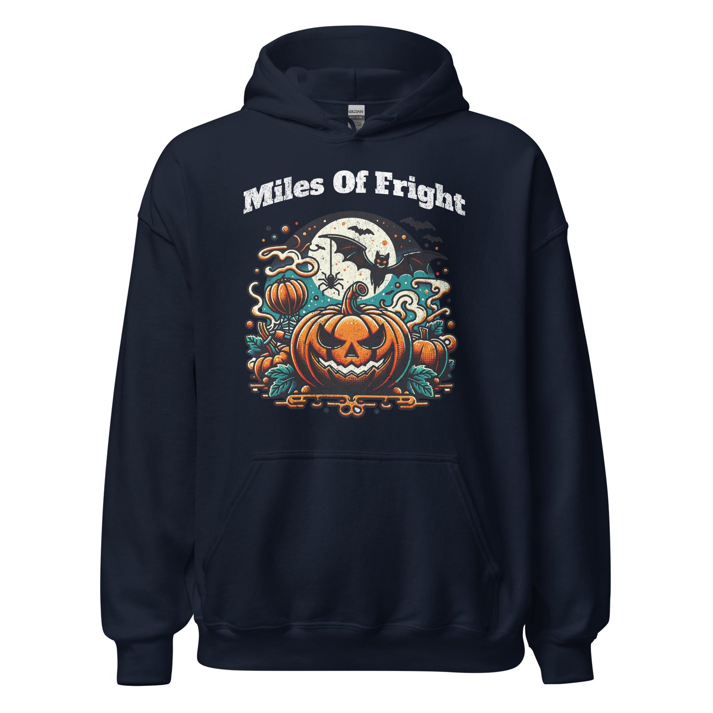 MILES OF FRIGHT HOODIE - Motivational Running Club