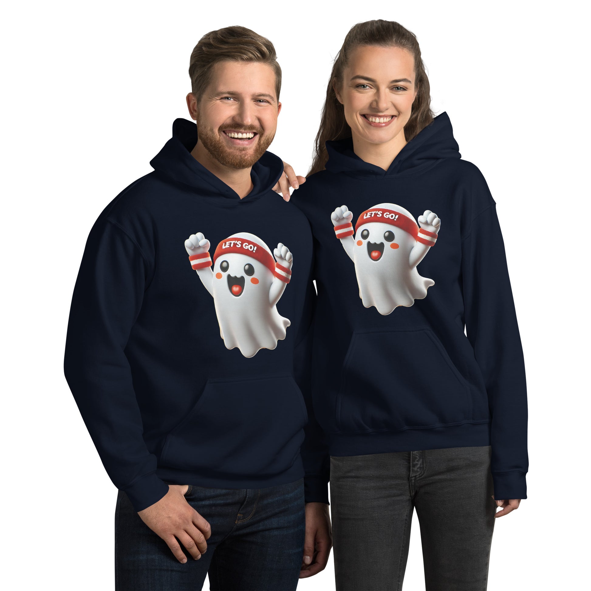 LET'S GO GHOST HOODIE - Motivational Running Club