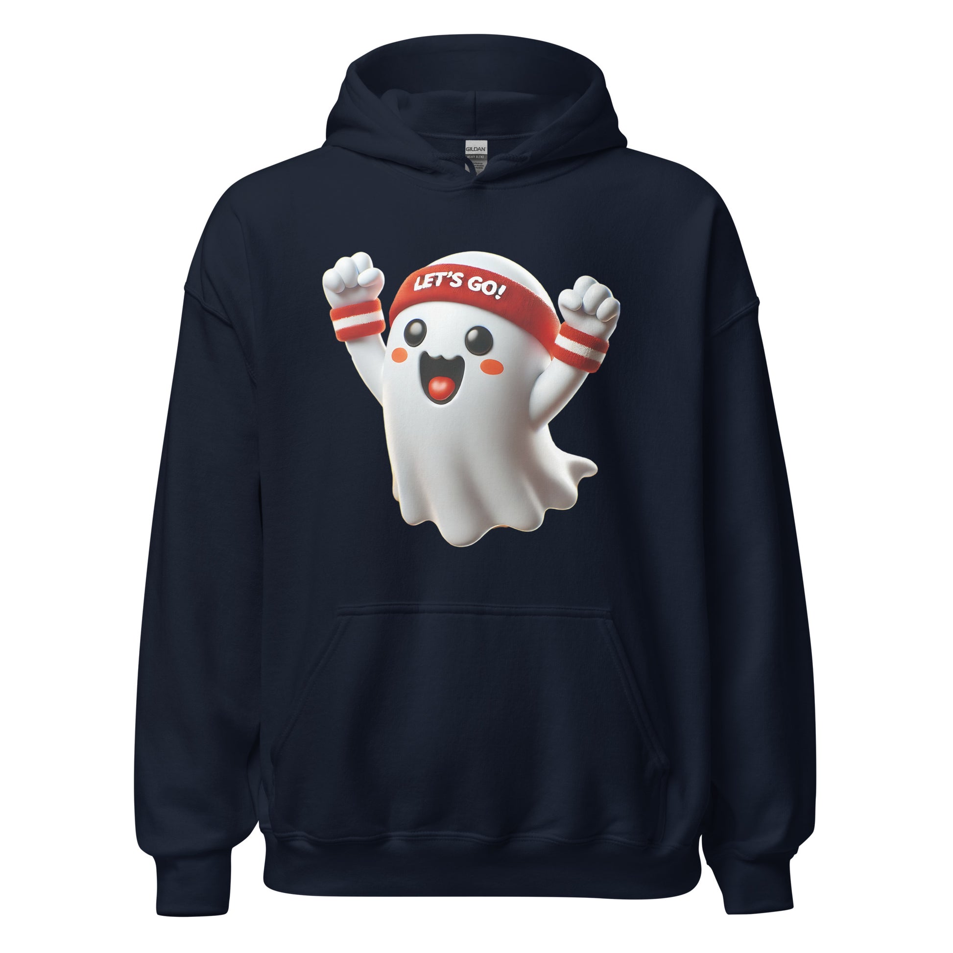 LET'S GO GHOST HOODIE - Motivational Running Club