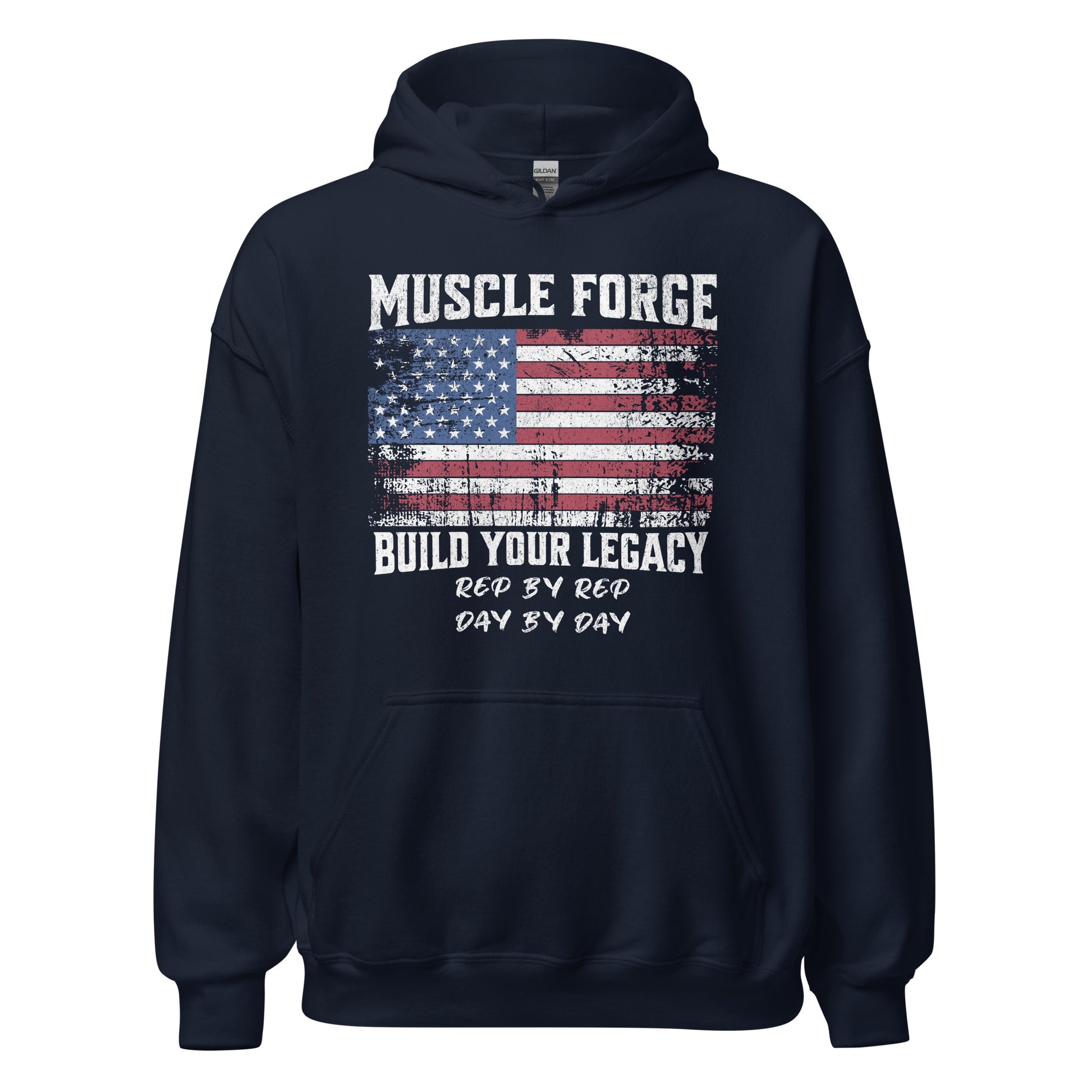 MUSCLE FORGE HOODIE - Motivational Running Club