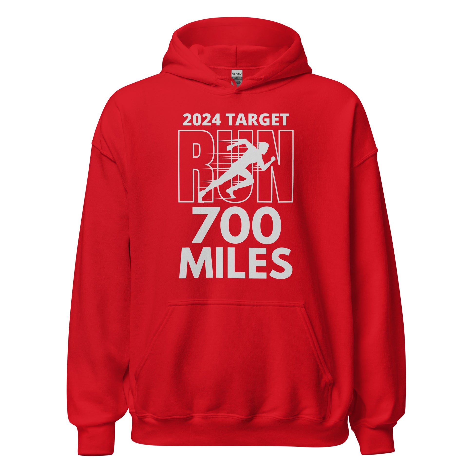 2024 TARGET RUN 700 MILES HOODIE - Motivational Running Club