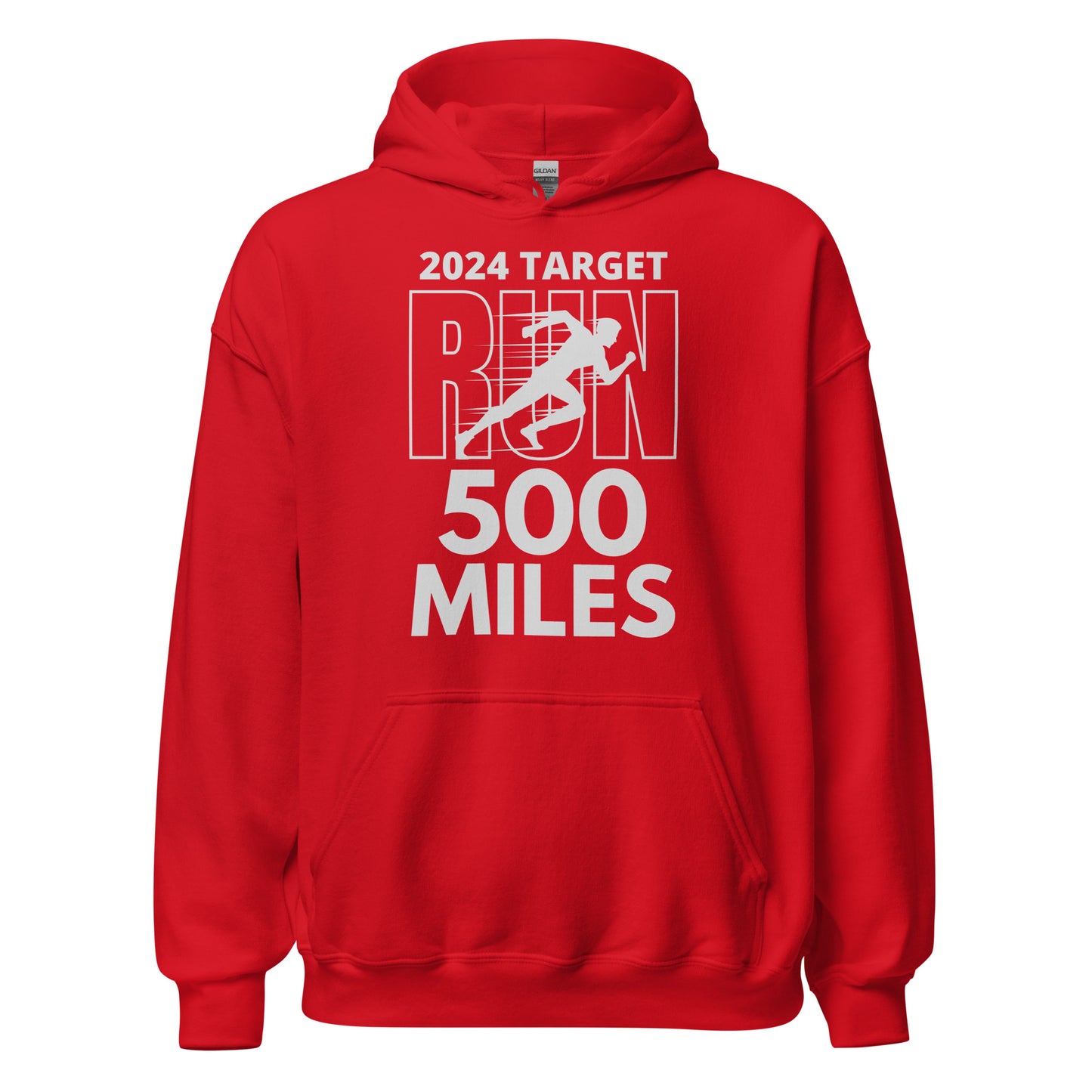 2024 TARGET RUN 500 MILES HOODIE - Motivational Running Club