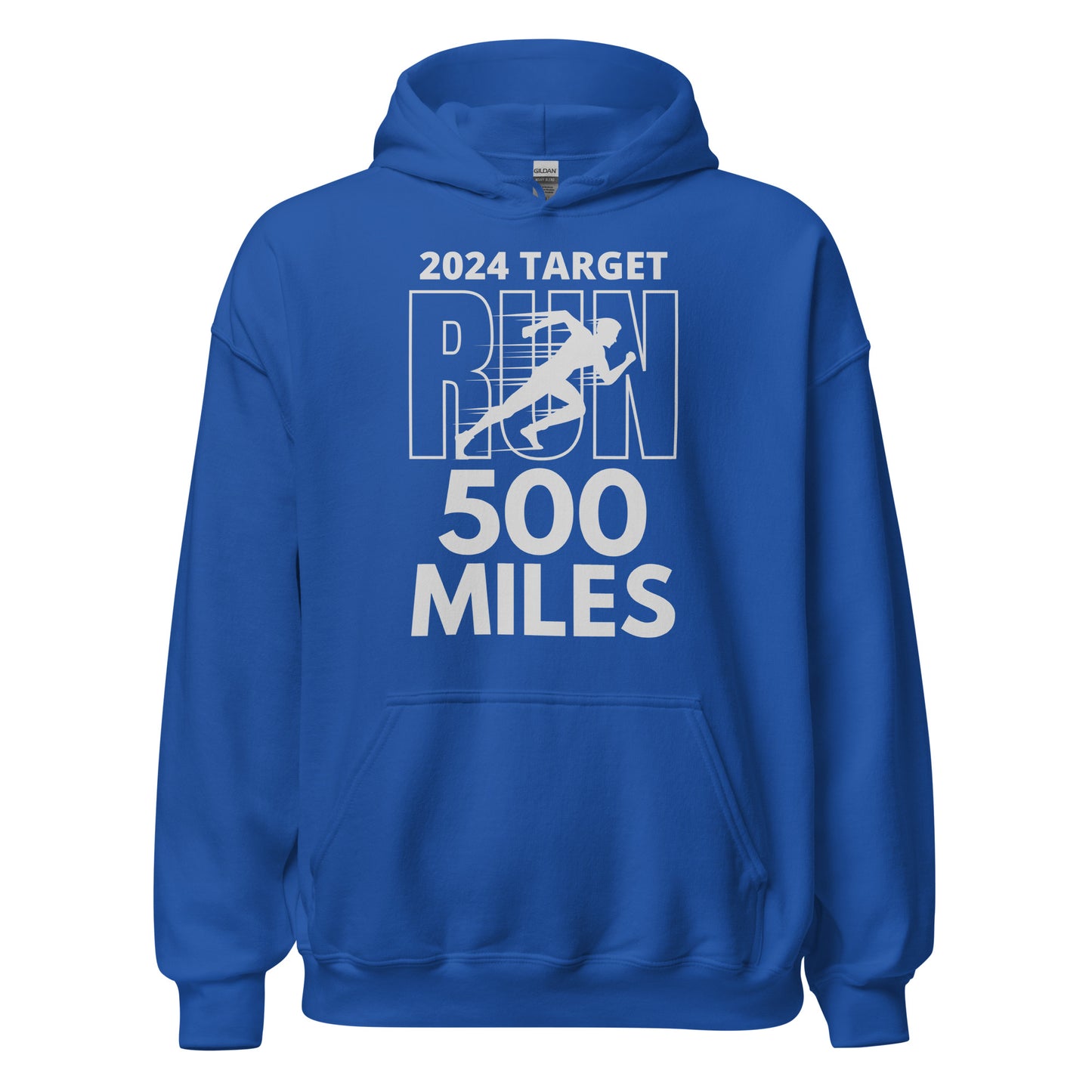 2024 TARGET RUN 500 MILES HOODIE - Motivational Running Club