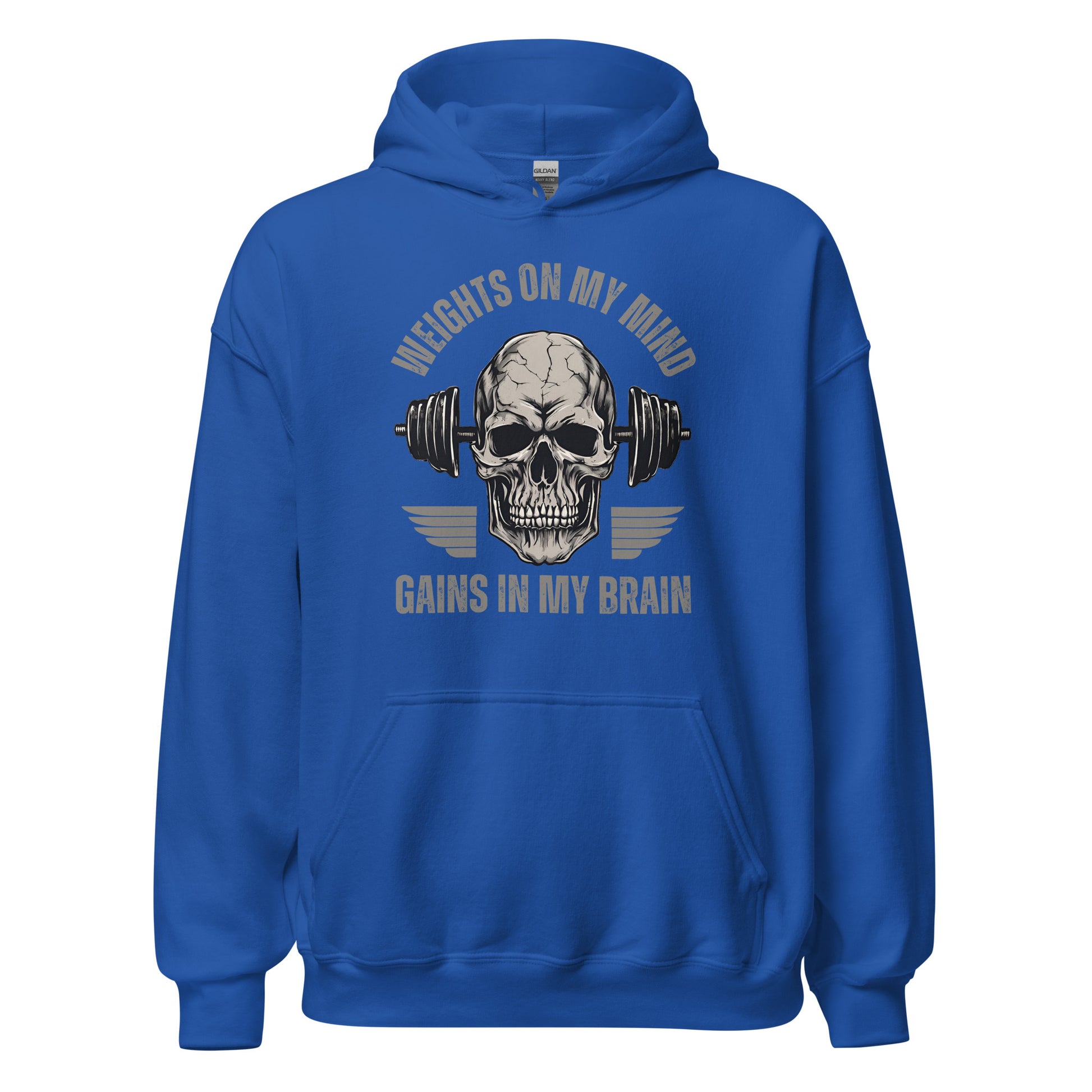 WEIGHTS ON MY MIND - HOODIE - Motivational Running Club