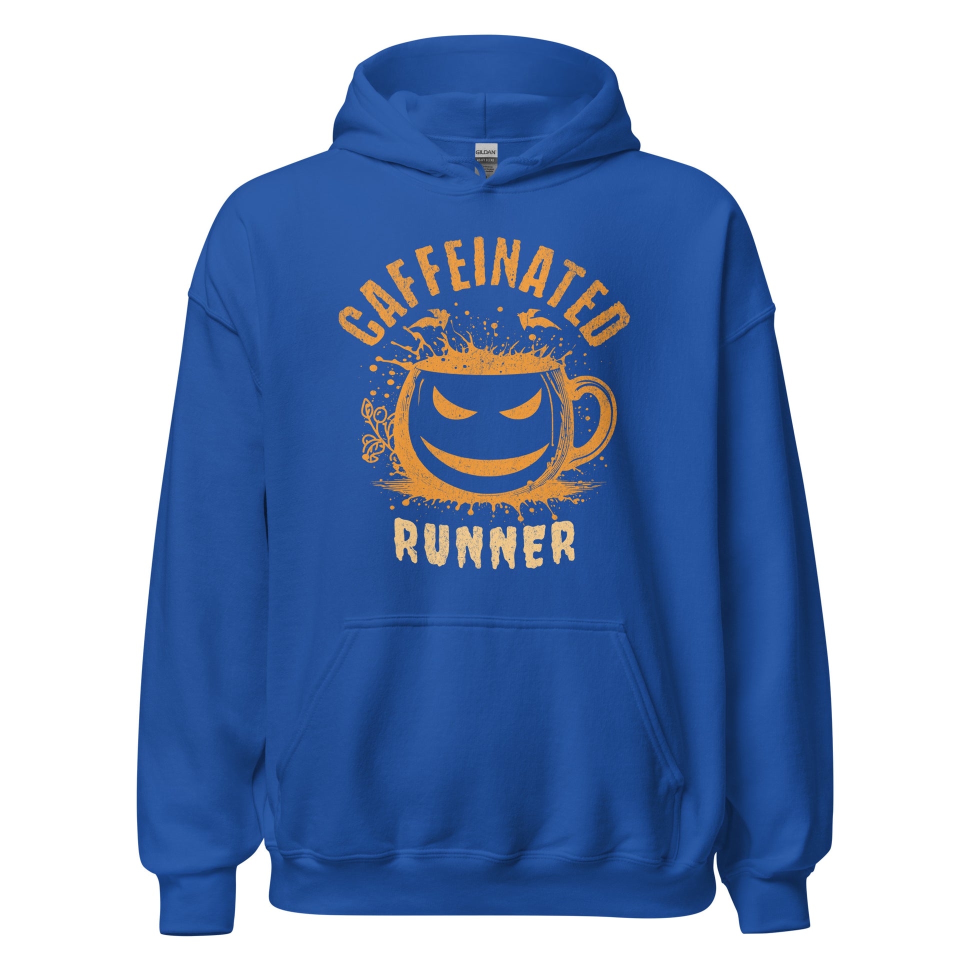 CAFFEINATED RUNNER HALLOWEEN HOODIE - Motivational Running Club