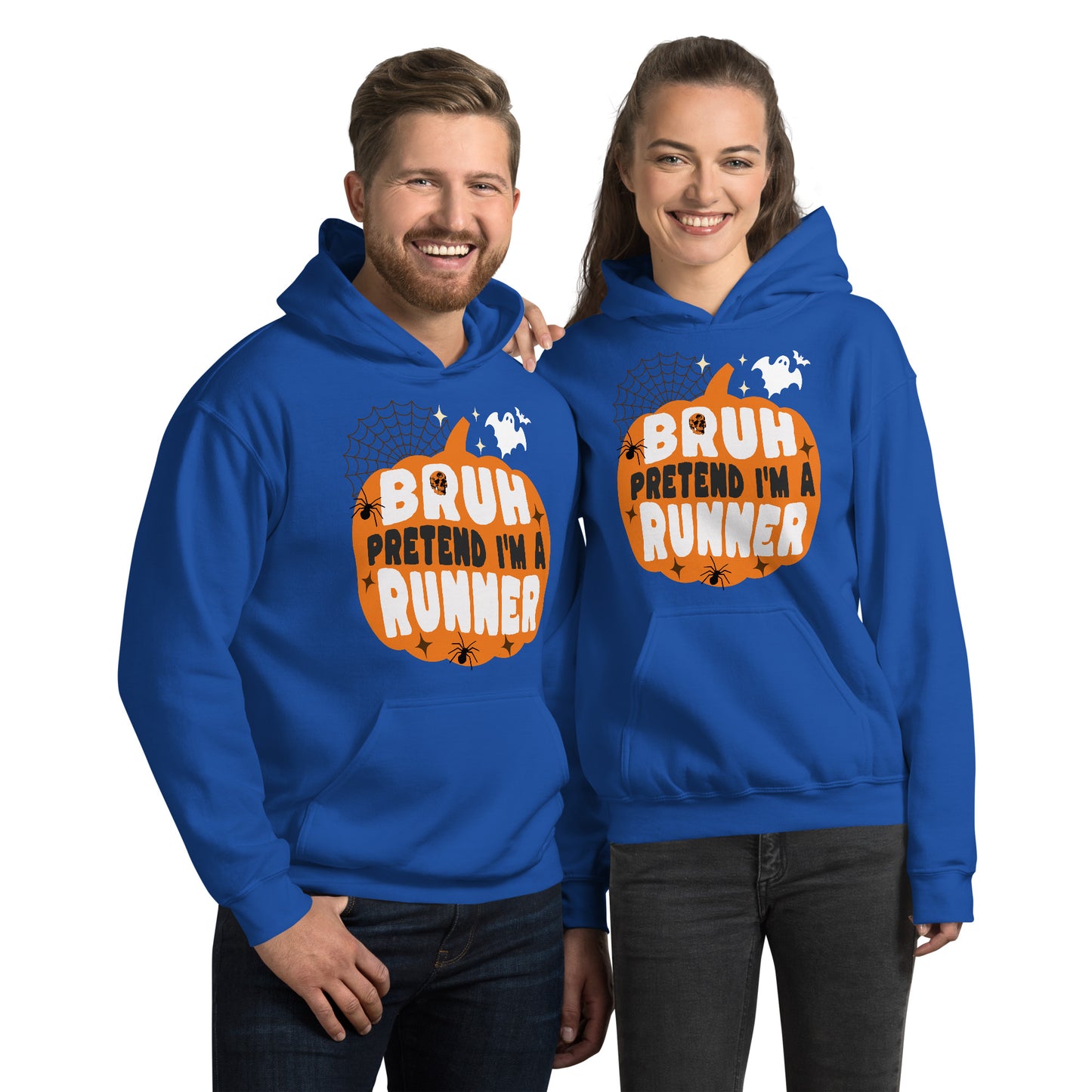 PRETEND I'M A RUNNER HOODIE - Motivational Running Club