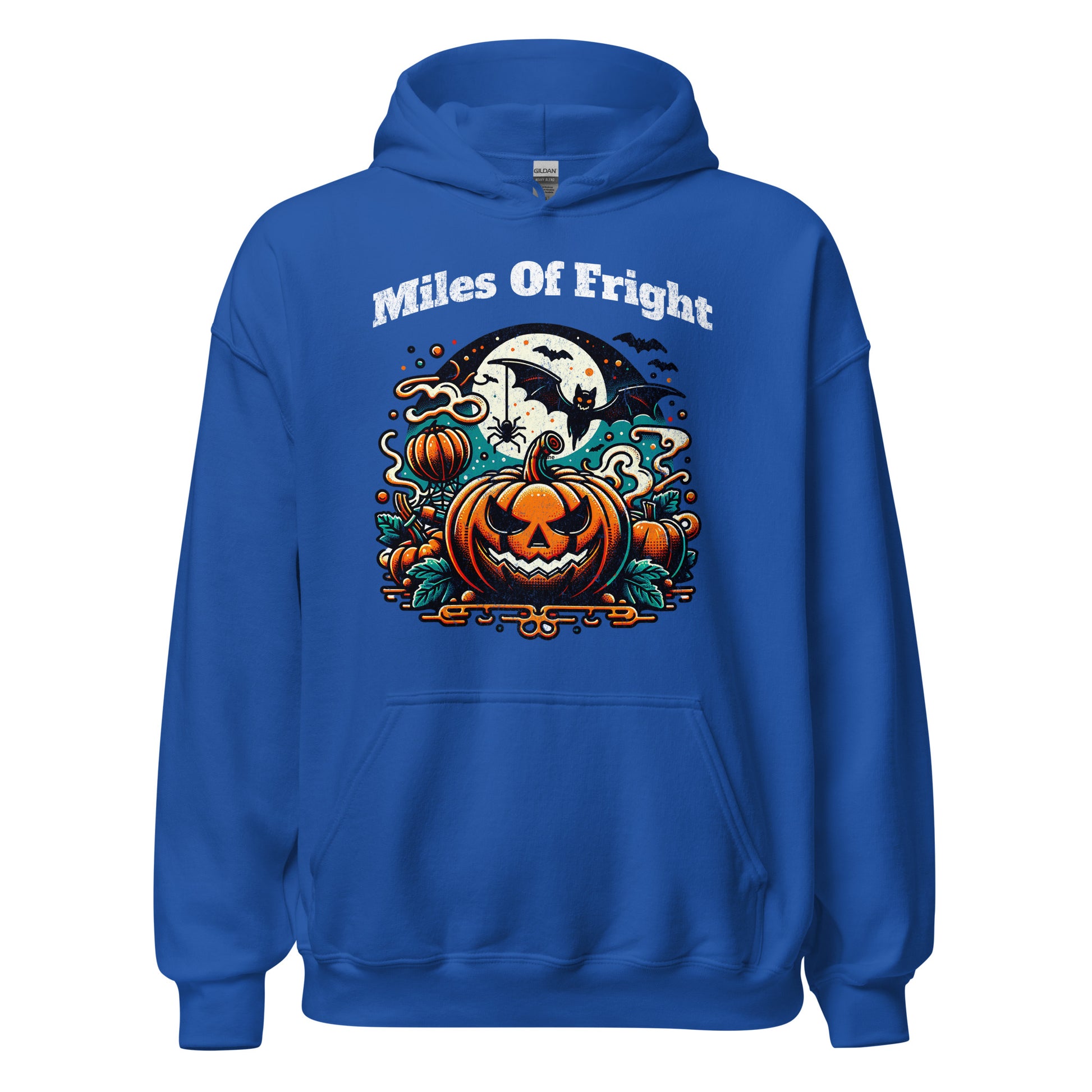 MILES OF FRIGHT HOODIE - Motivational Running Club