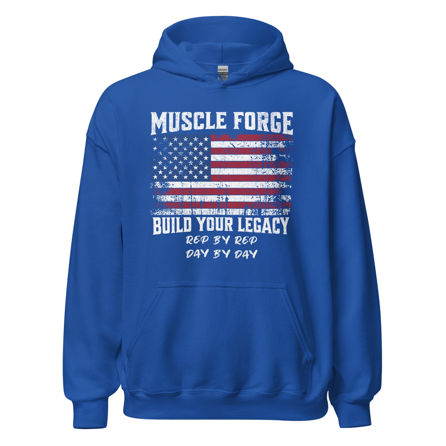 MUSCLE FORGE HOODIE - Motivational Running Club