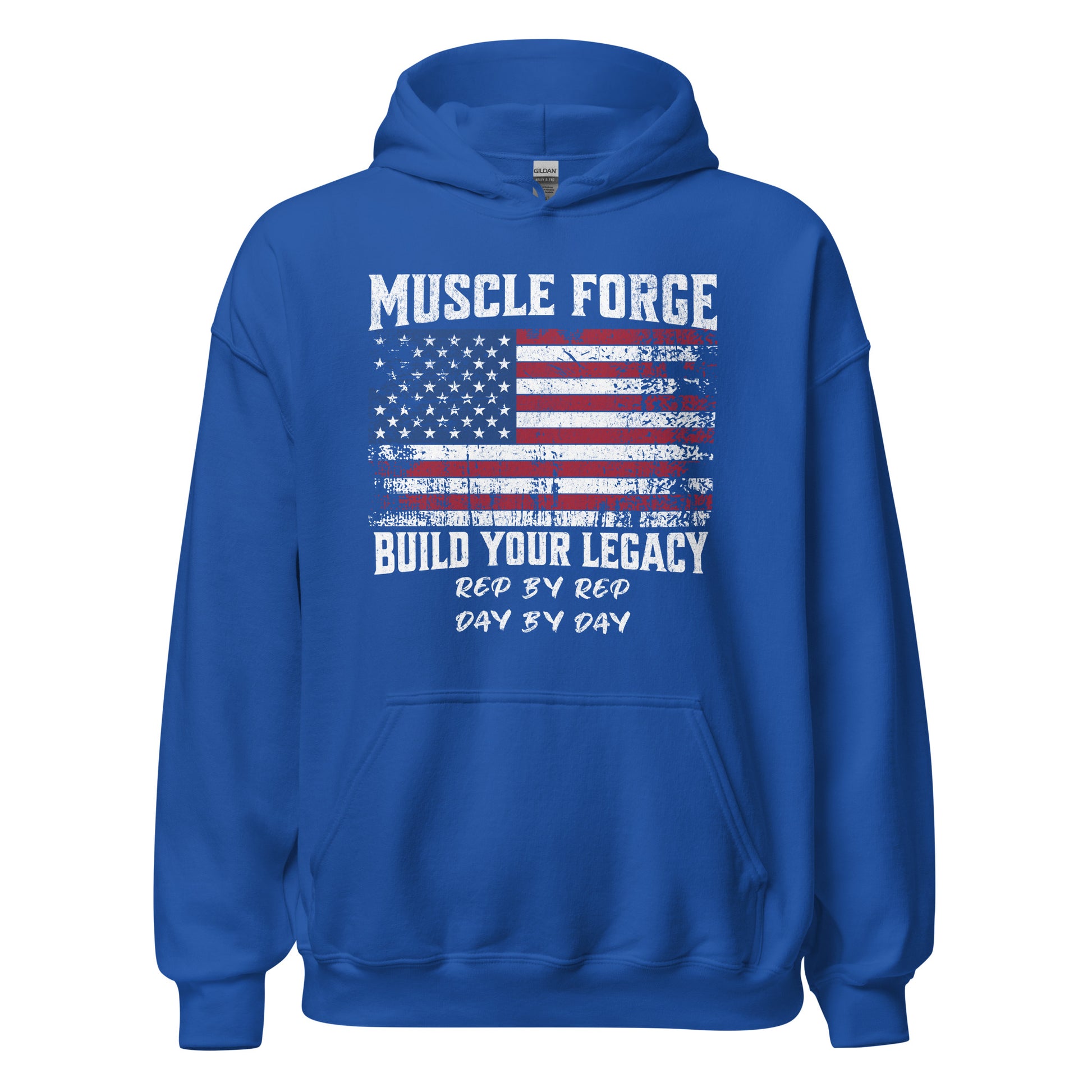 MUSCLE FORGE HOODIE - Motivational Running Club