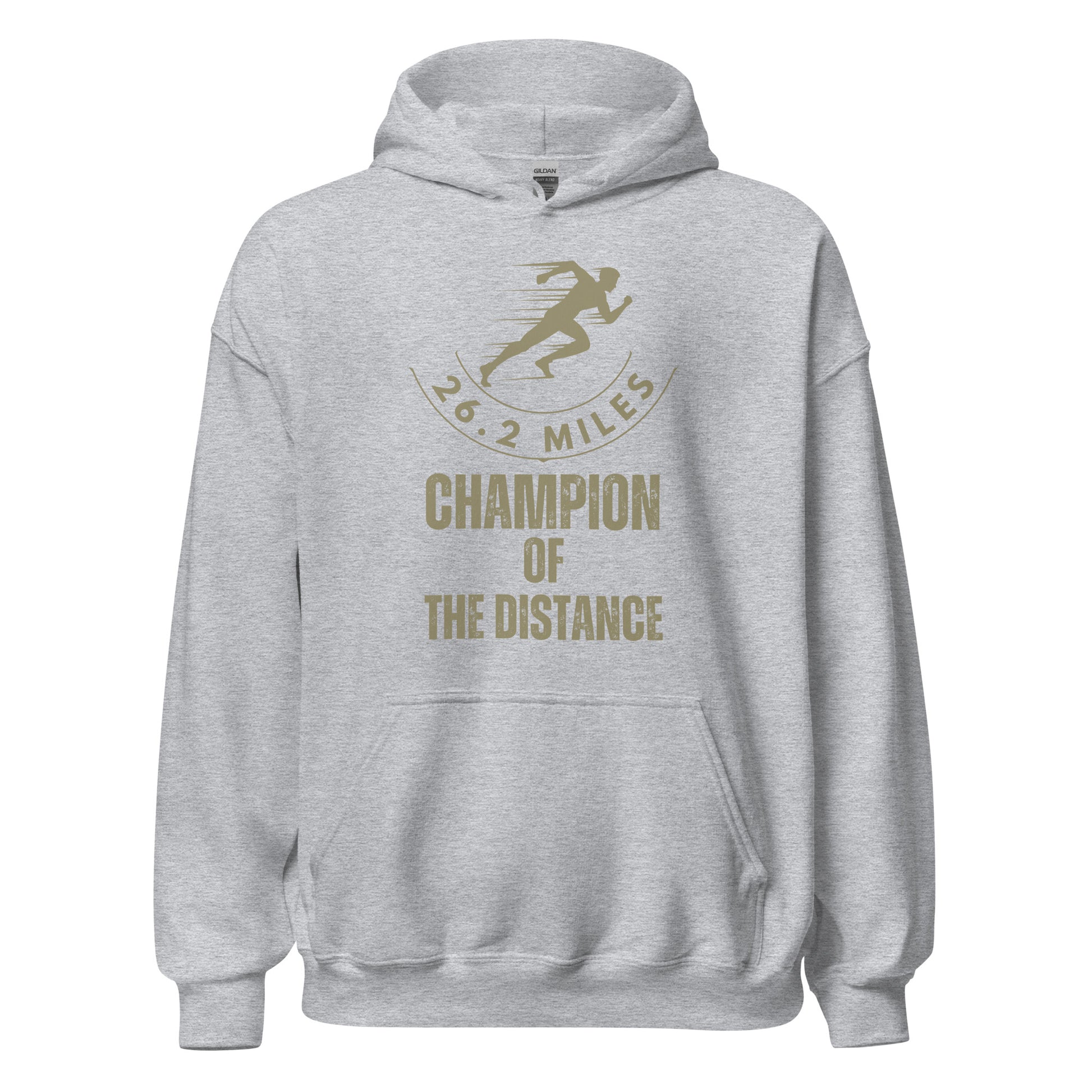 CHAMPION OF THE DISTANCE - HOODIE - Motivational Running Club