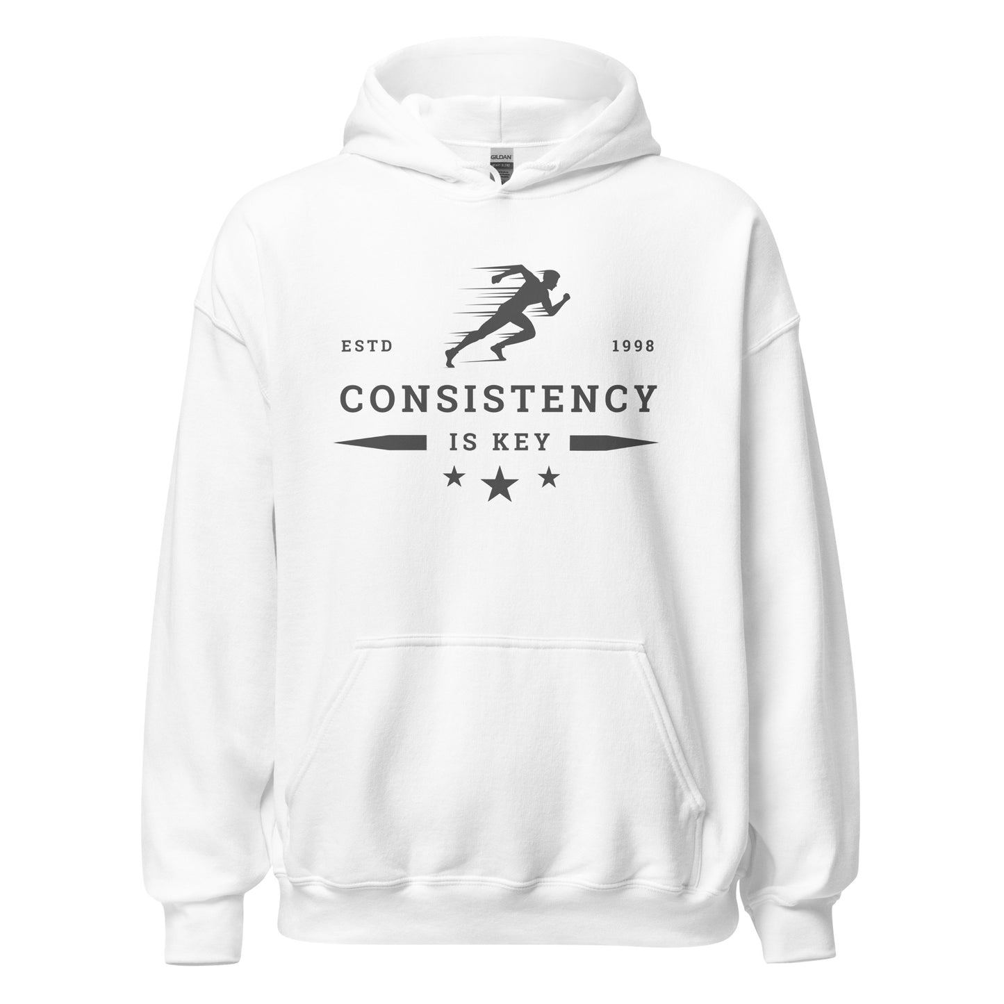 CONSISTENCY IS KEY ATHLETE - HOODIE - Motivational Running Club