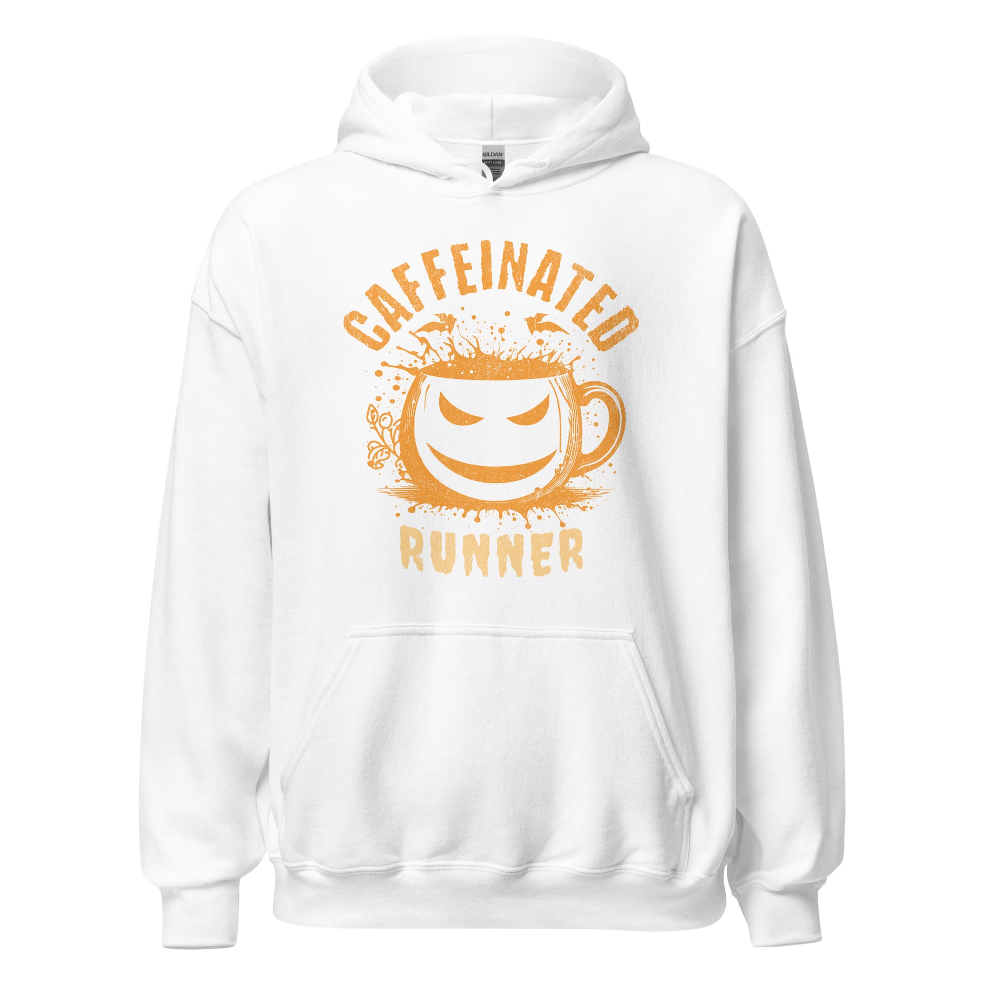 CAFFEINATED RUNNER HALLOWEEN HOODIE - Motivational Running Club