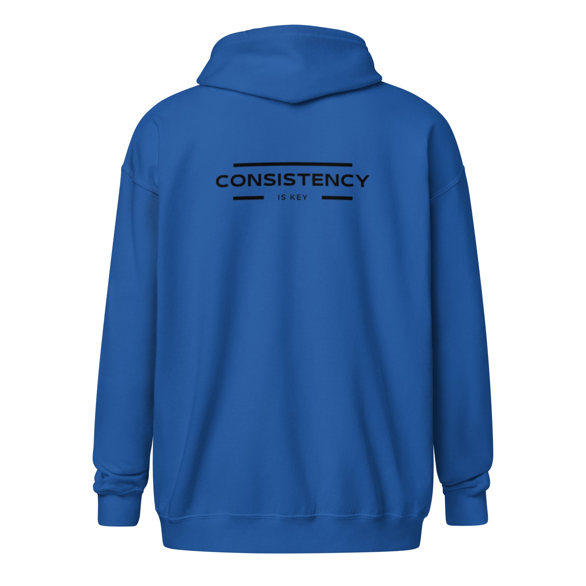 CONSISTENCY IS KEY - ZIP HOODIE - Motivational Running Club