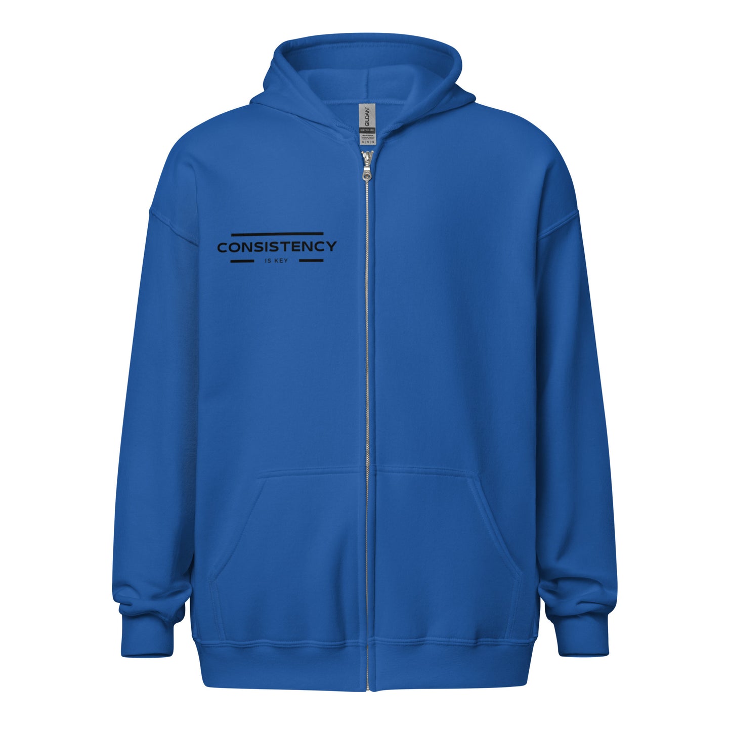 CONSISTENCY IS KEY - ZIP HOODIE - Motivational Running Club