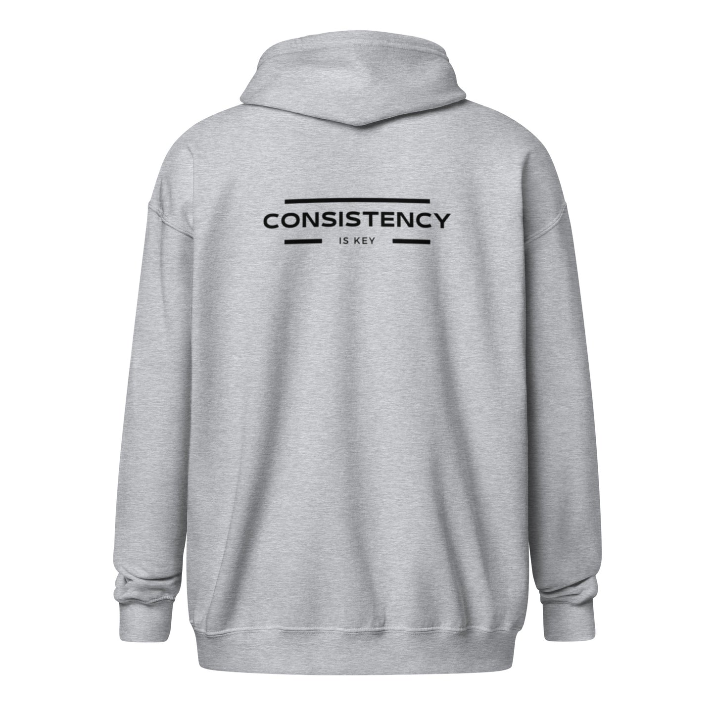 CONSISTENCY IS KEY - ZIP HOODIE - Motivational Running Club