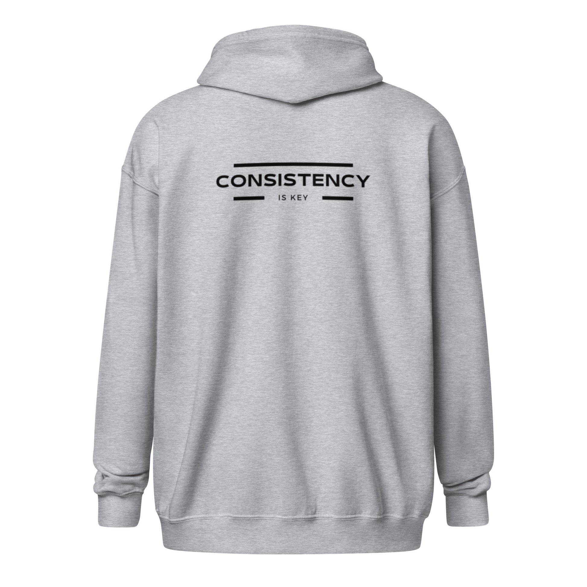 CONSISTENCY IS KEY - ZIP HOODIE - Motivational Running Club