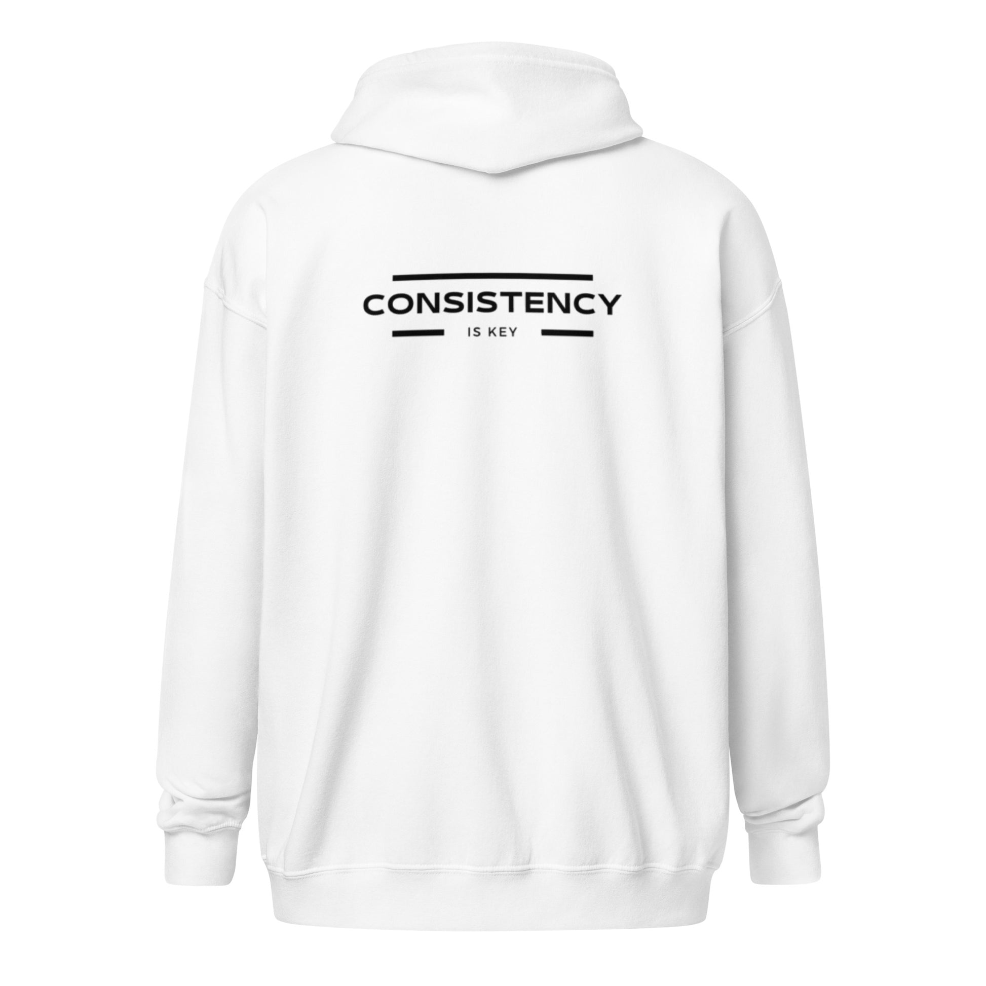 CONSISTENCY IS KEY - ZIP HOODIE - Motivational Running Club