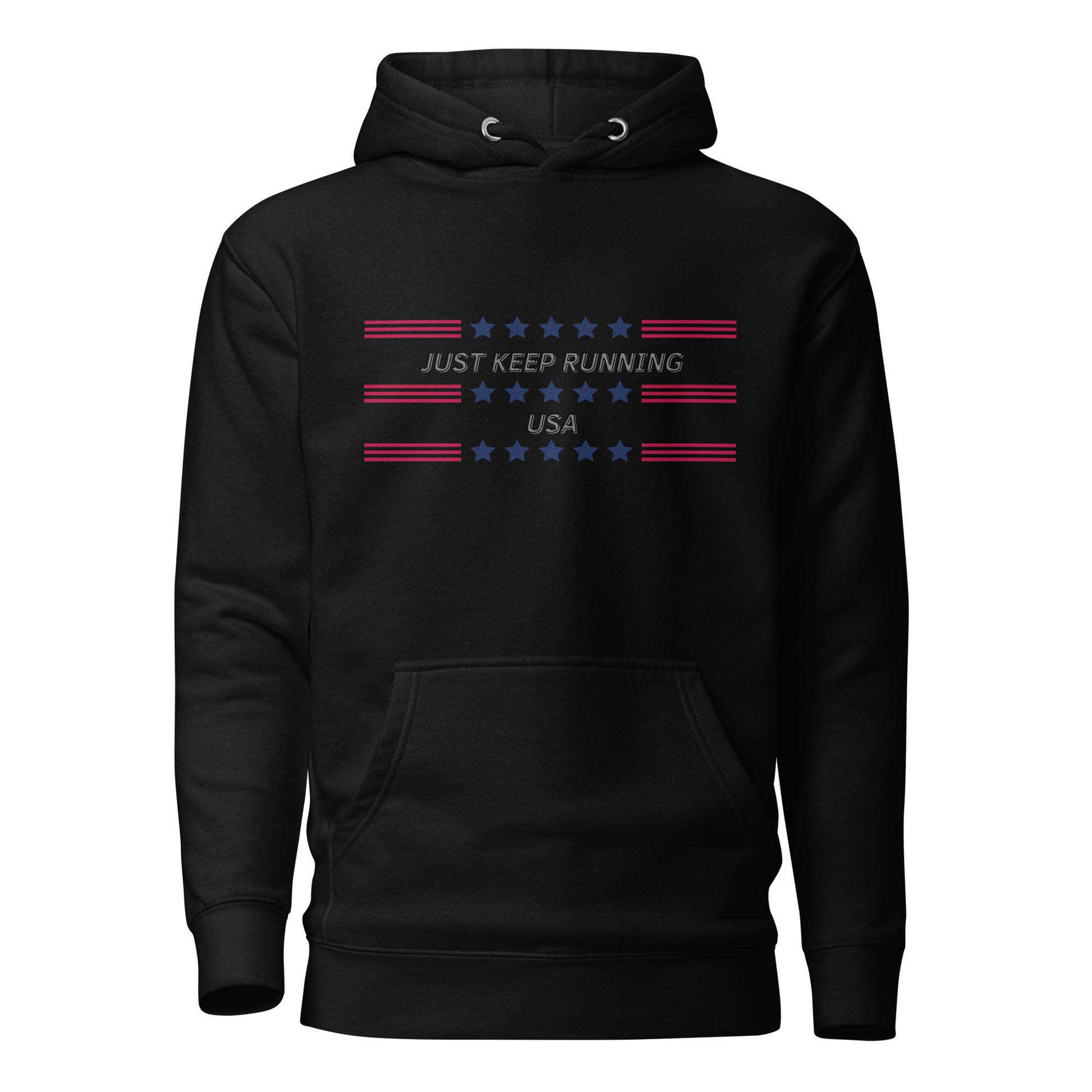 JUST KEEP RUNNING - PREMIUM HOODIE - Motivational Running Club