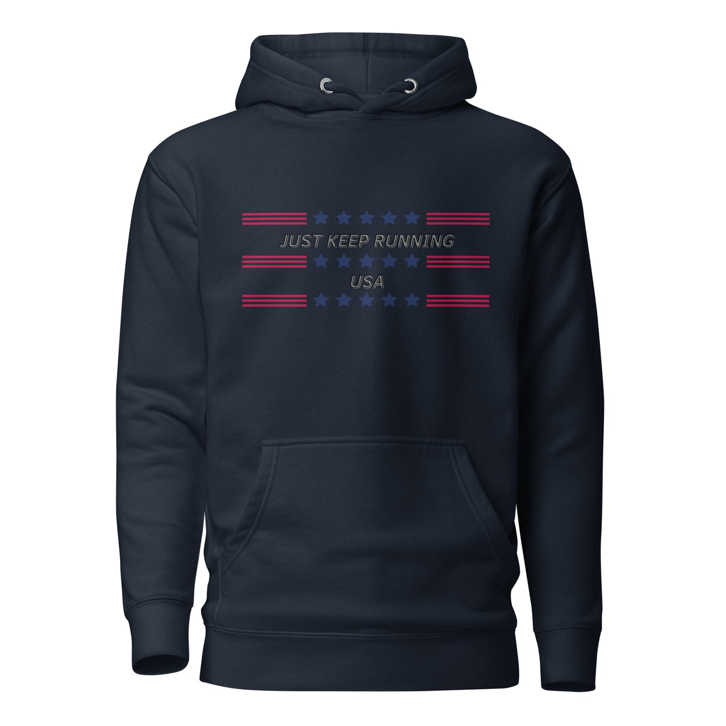 JUST KEEP RUNNING - PREMIUM HOODIE - Motivational Running Club