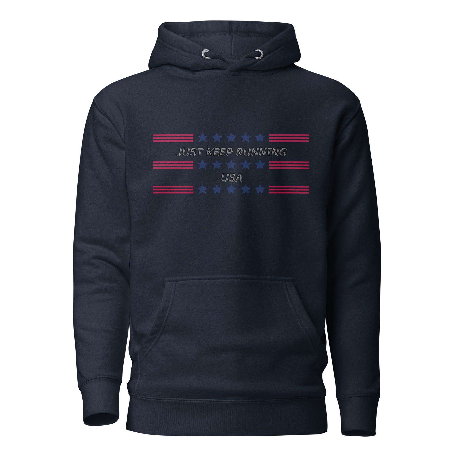 JUST KEEP RUNNING - PREMIUM HOODIE - Motivational Running Club