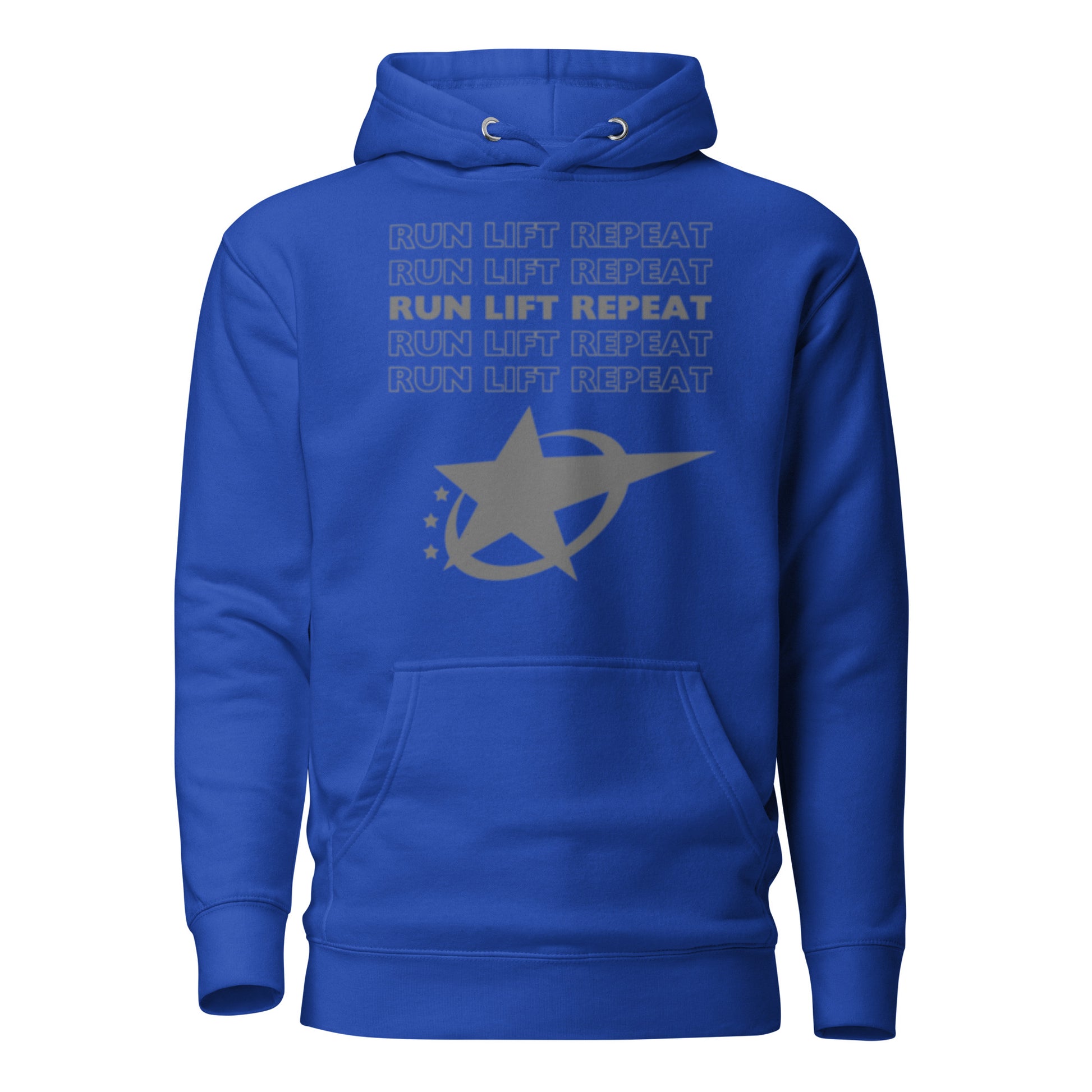 RUN LIFT REPEAT - HOODIE - Motivational Running Club