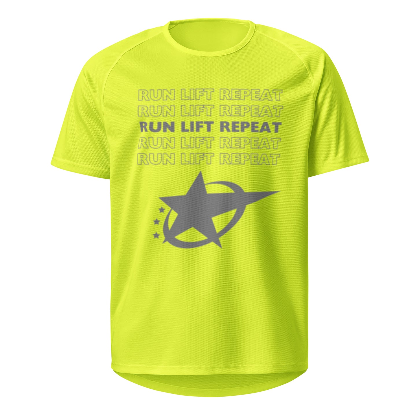 RUN LIFT REPEAT - SPORTS T-SHIRT - Motivational Running Club